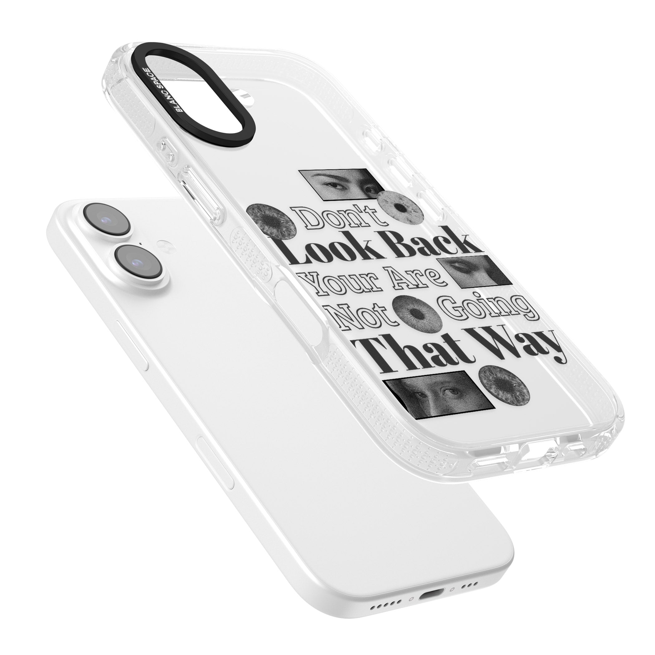 Dont Look Back iPhone 17 Impact Air Clear Phone Case Colours