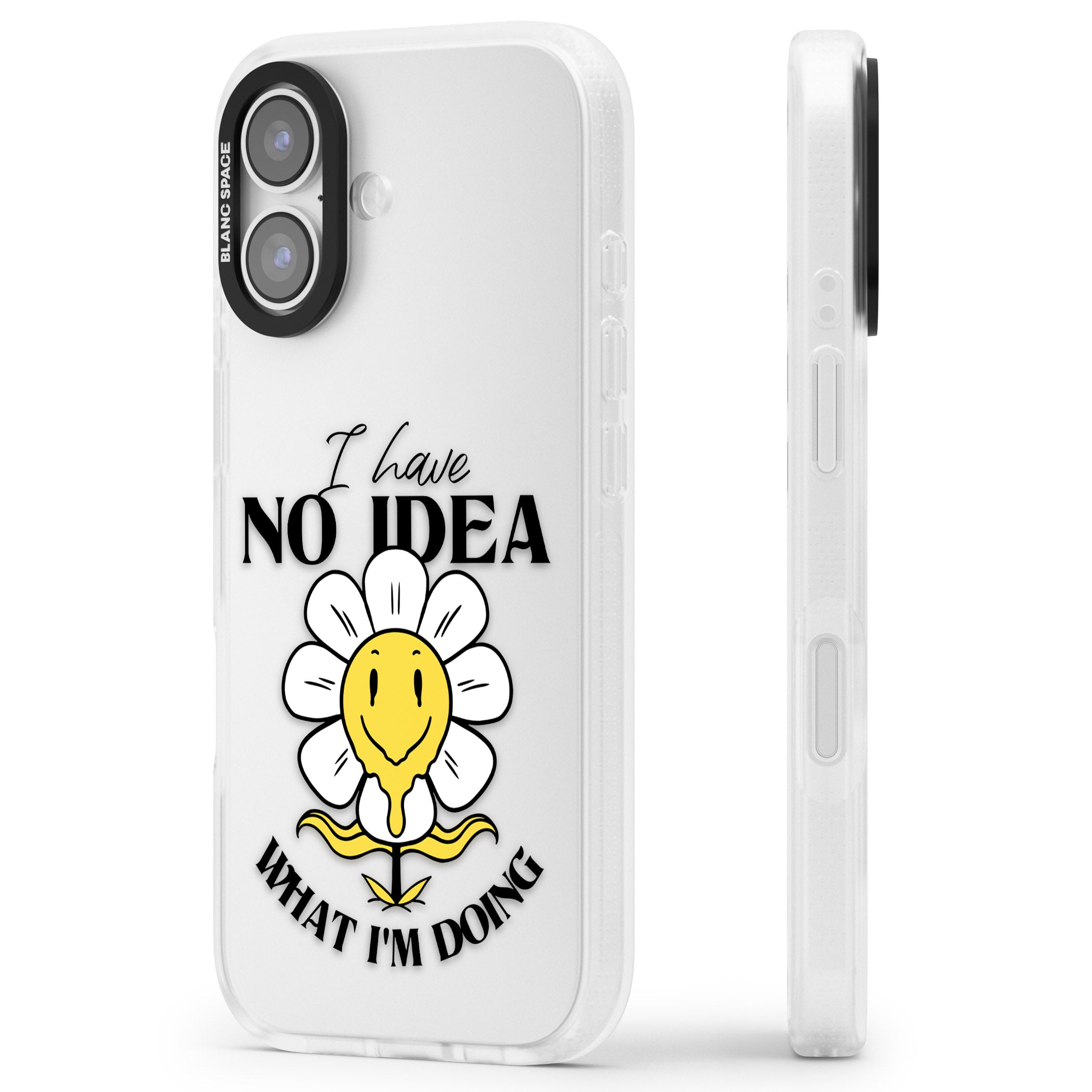 No Idea iPhone 17 Impact Air Clear Phone Case Side Profile