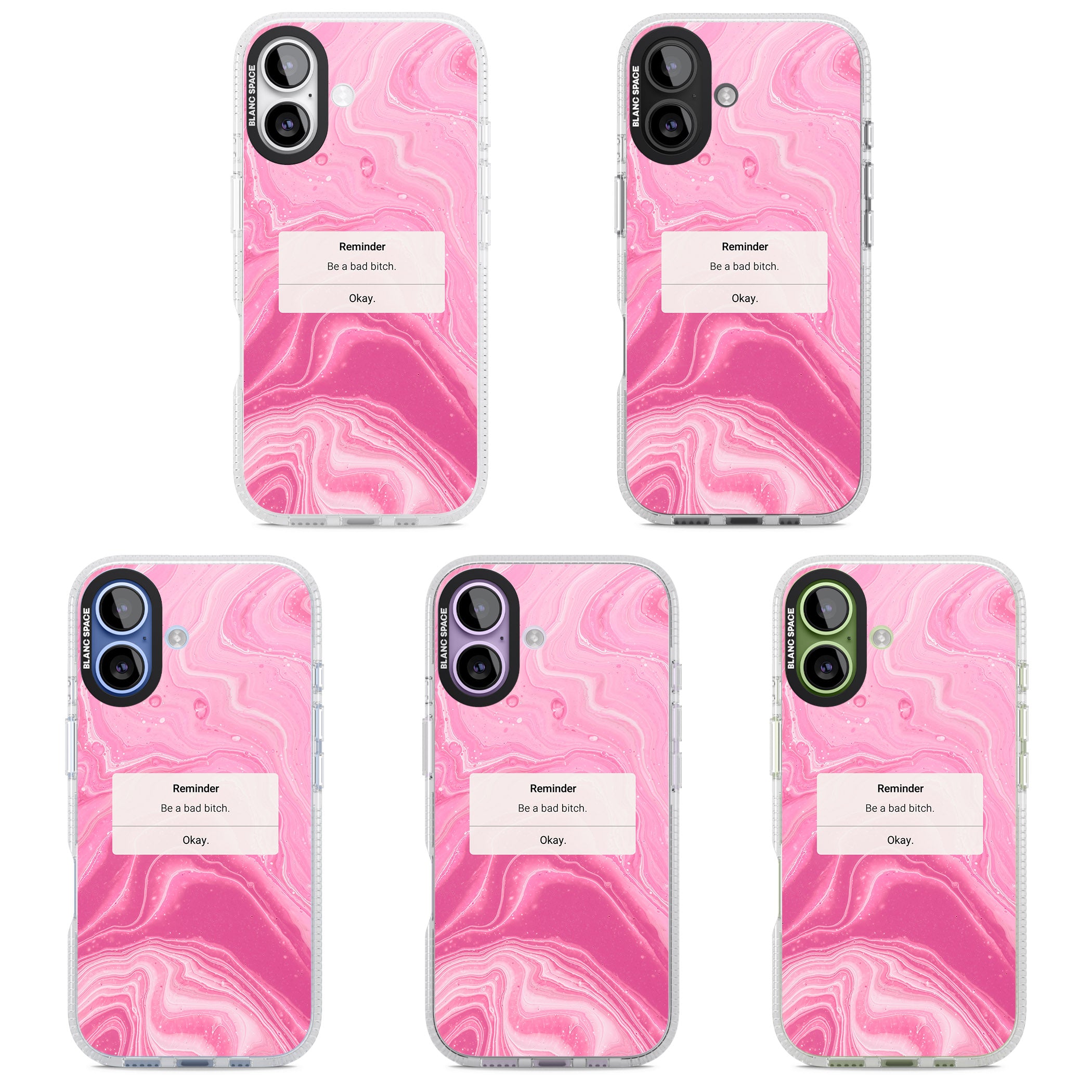 Bad Bitch Reminder iPhone 17 Impact Air Clear Phone Case APT Impact Protection