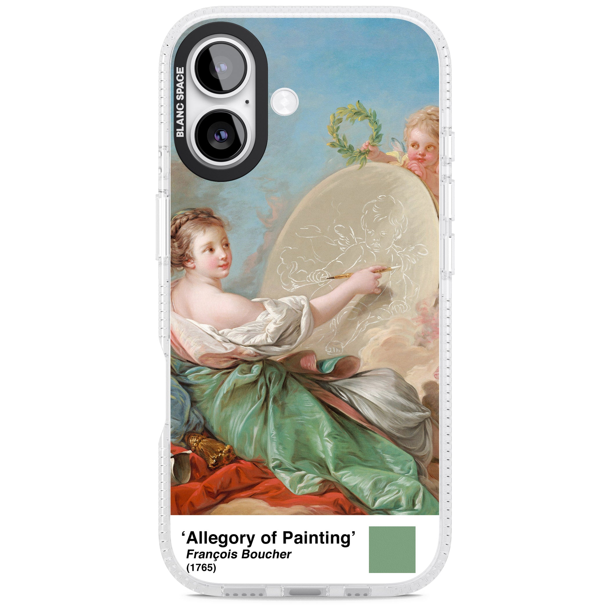 Allegory Of Painting iPhone 17 Impact Air Clear Phone Case