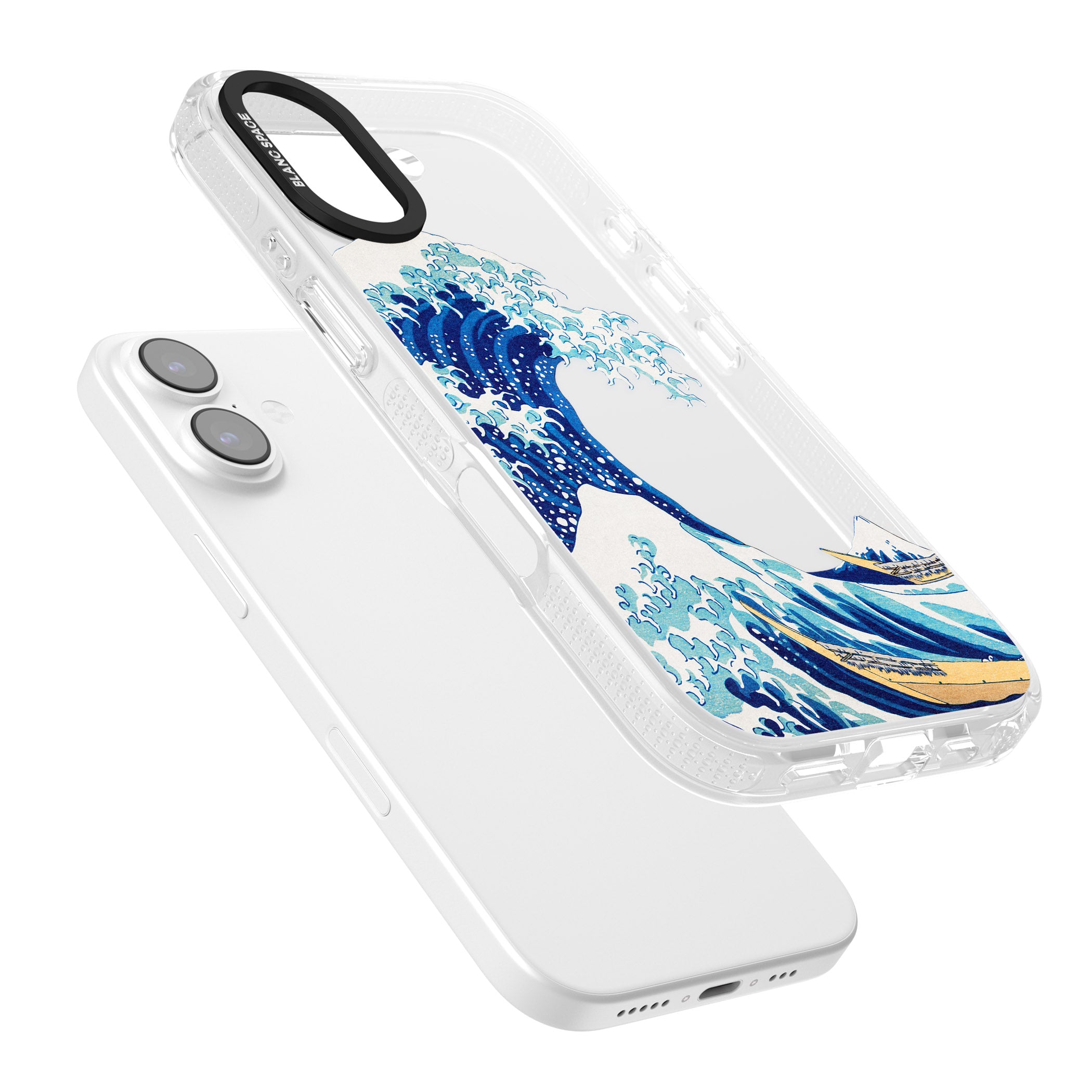 The Great Wave Of Kanagawa iPhone 17 Impact Air Clear Phone Case Colours