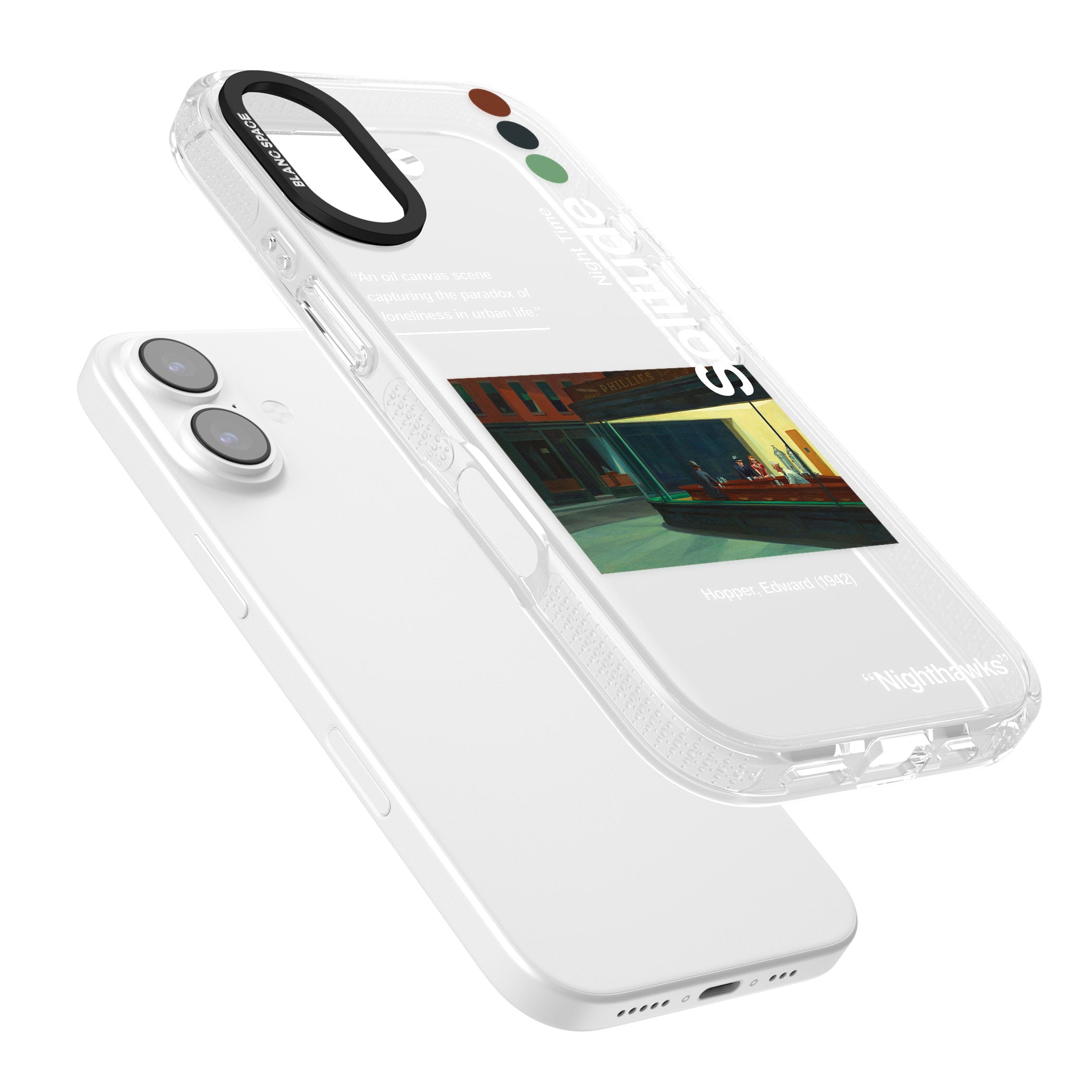 Nighthawks iPhone 17 Impact Air Clear Phone Case Colours