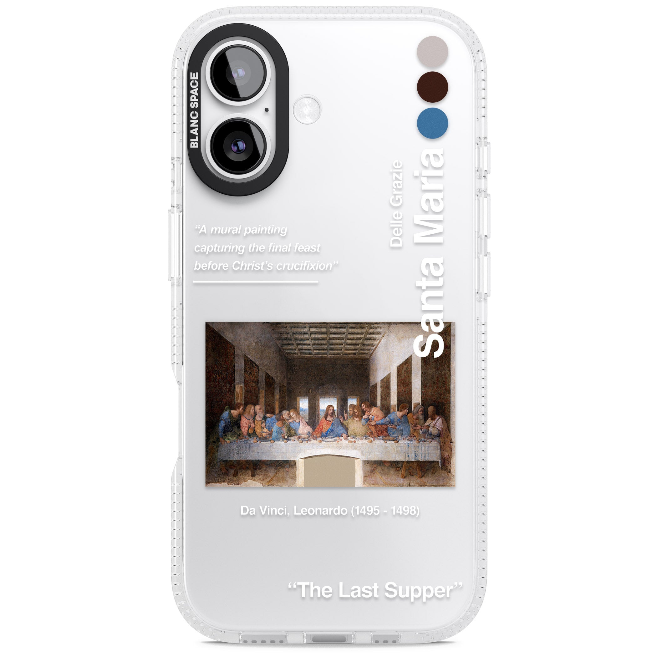 The Last Supper iPhone 17 Impact Air Clear Phone Case