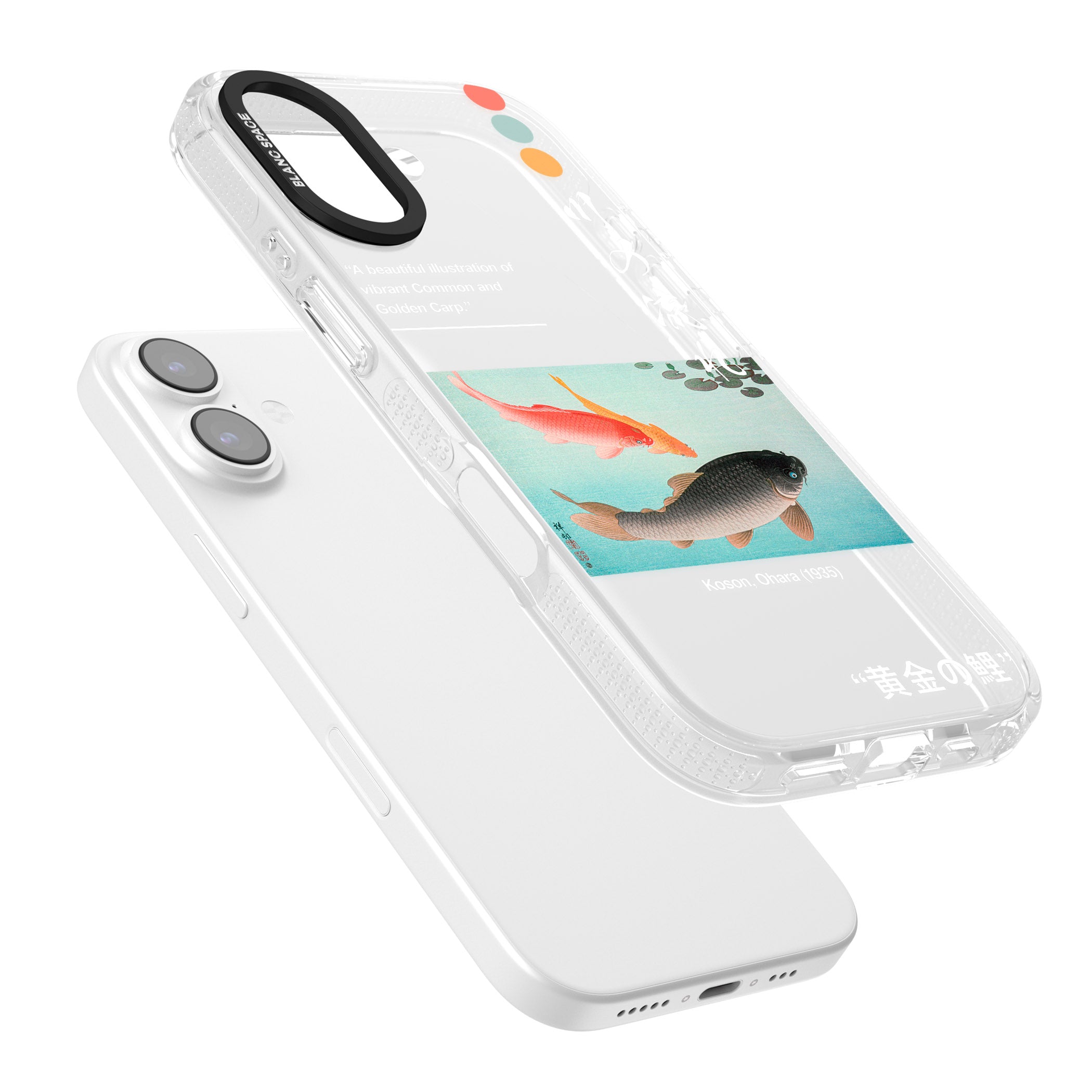 Golden Carp iPhone 17 Impact Air Clear Phone Case Colours