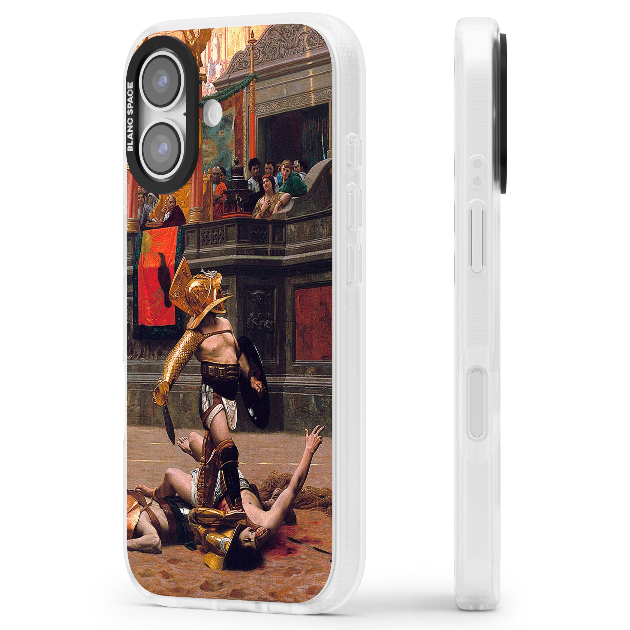 Pollice Verso iPhone 17 Impact Air Clear Phone Case Side Profile