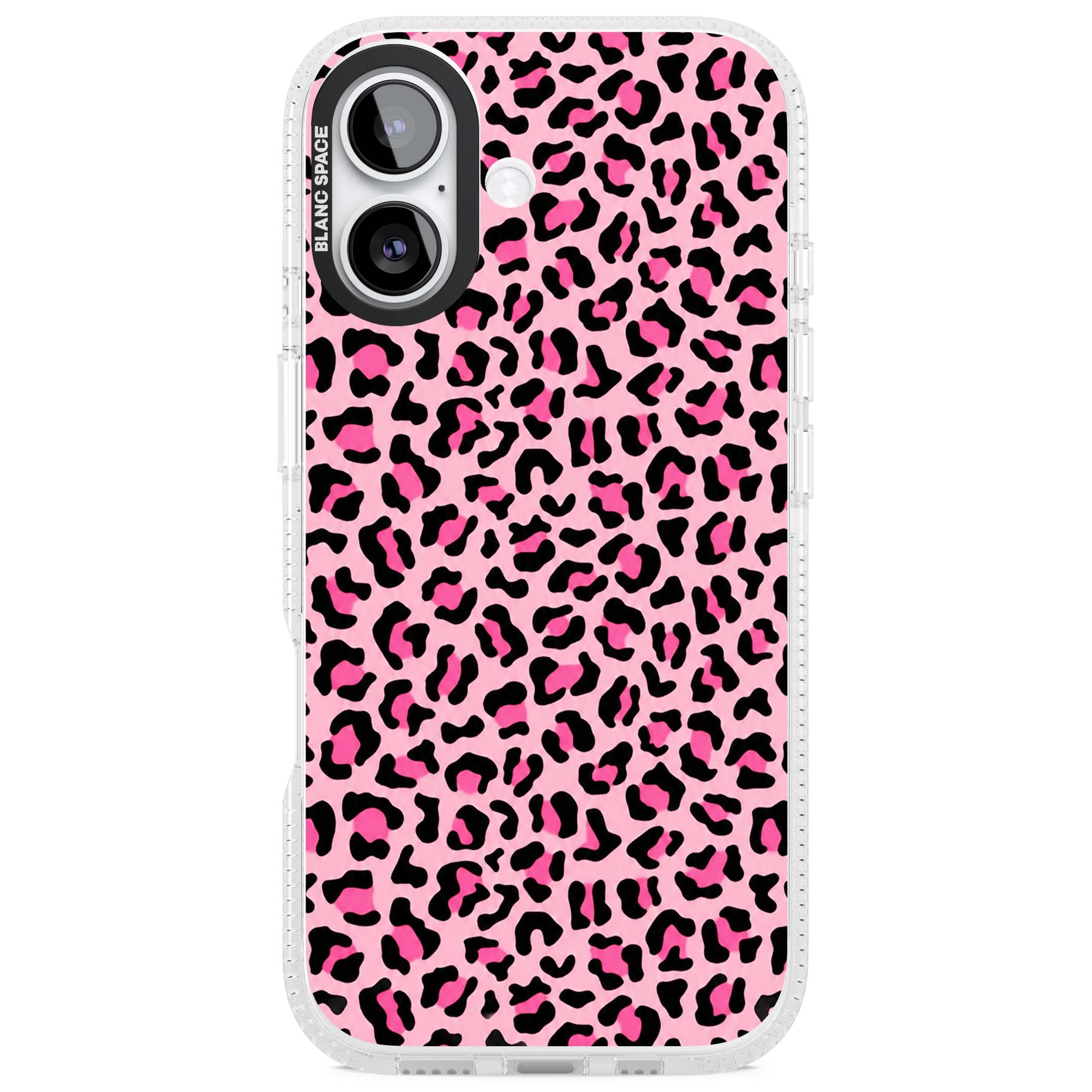 Pink Leopard baddie iPhone case | Clear Case Impact Air case for iPhone 17