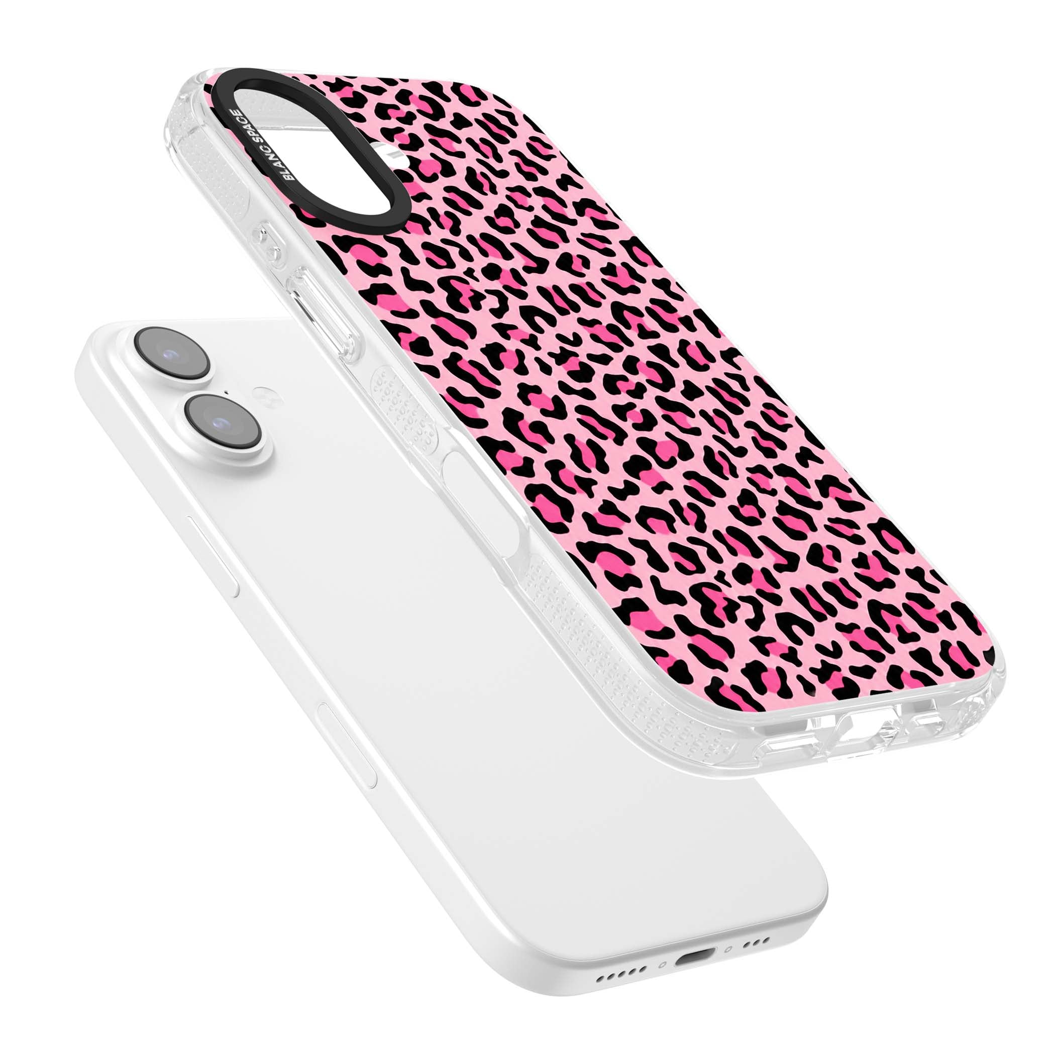 Pink Leopard baddie iPhone case | Clear Case Impact Air case for iPhone 17