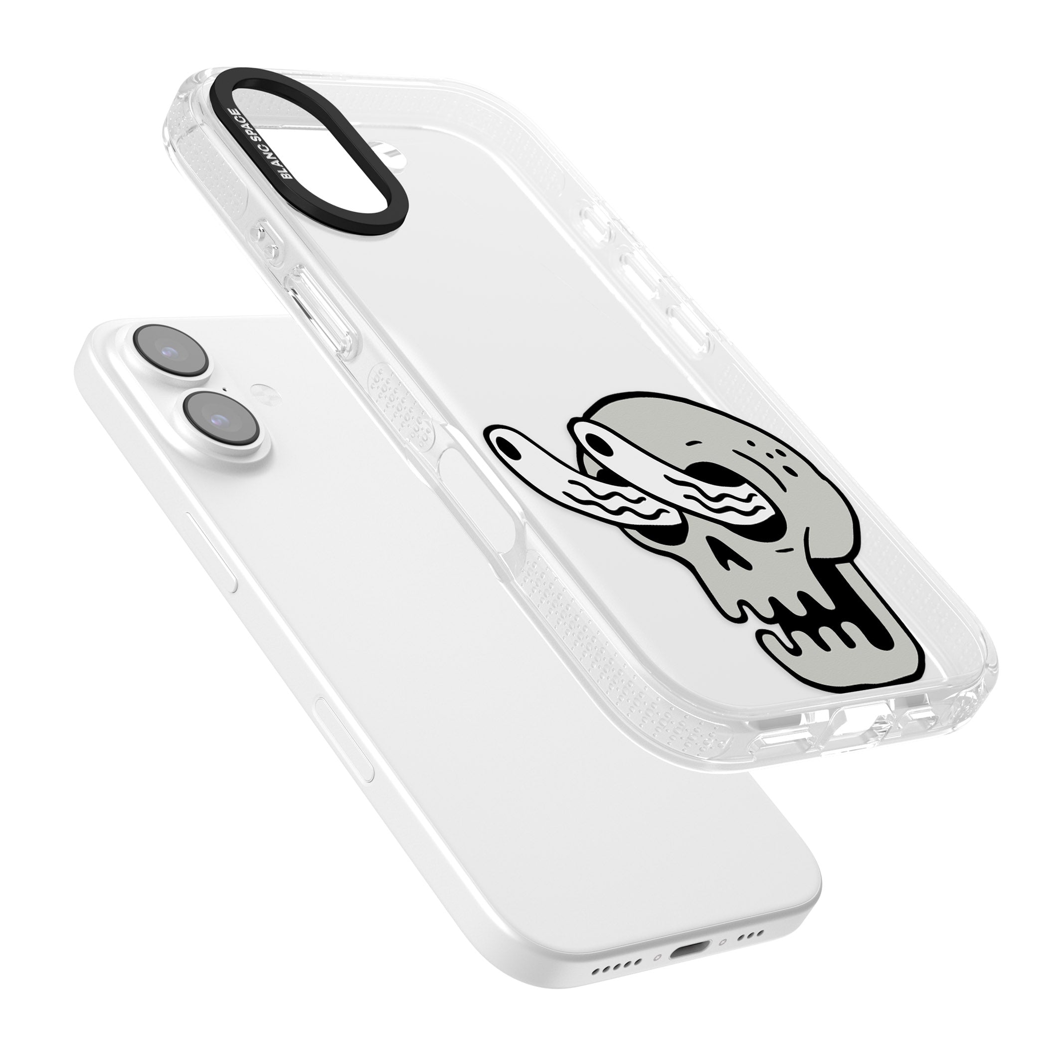 Skull Eyes iPhone 17 Impact Air Clear Phone Case Colours