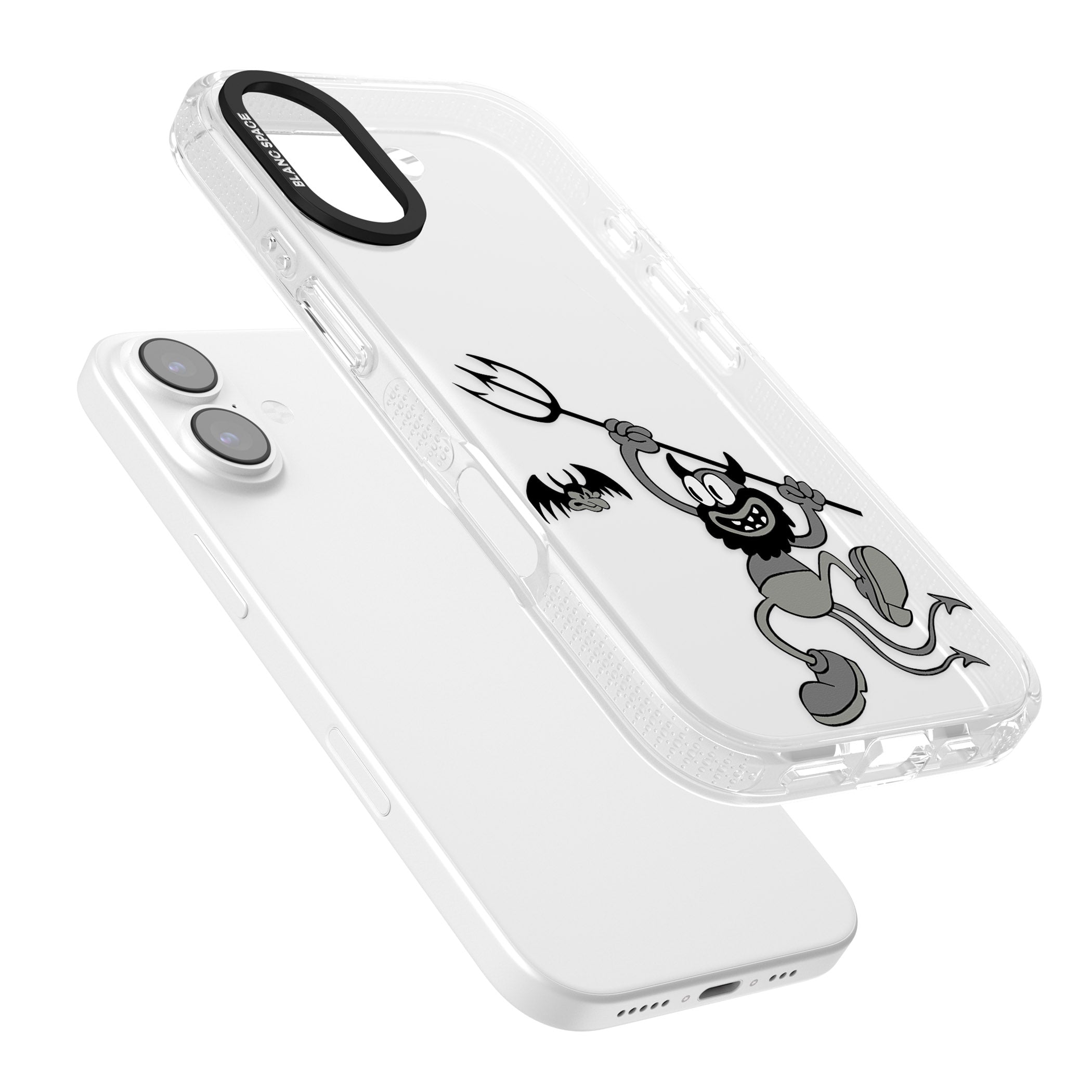 Dancing Devil iPhone 17 Impact Air Clear Phone Case Colours