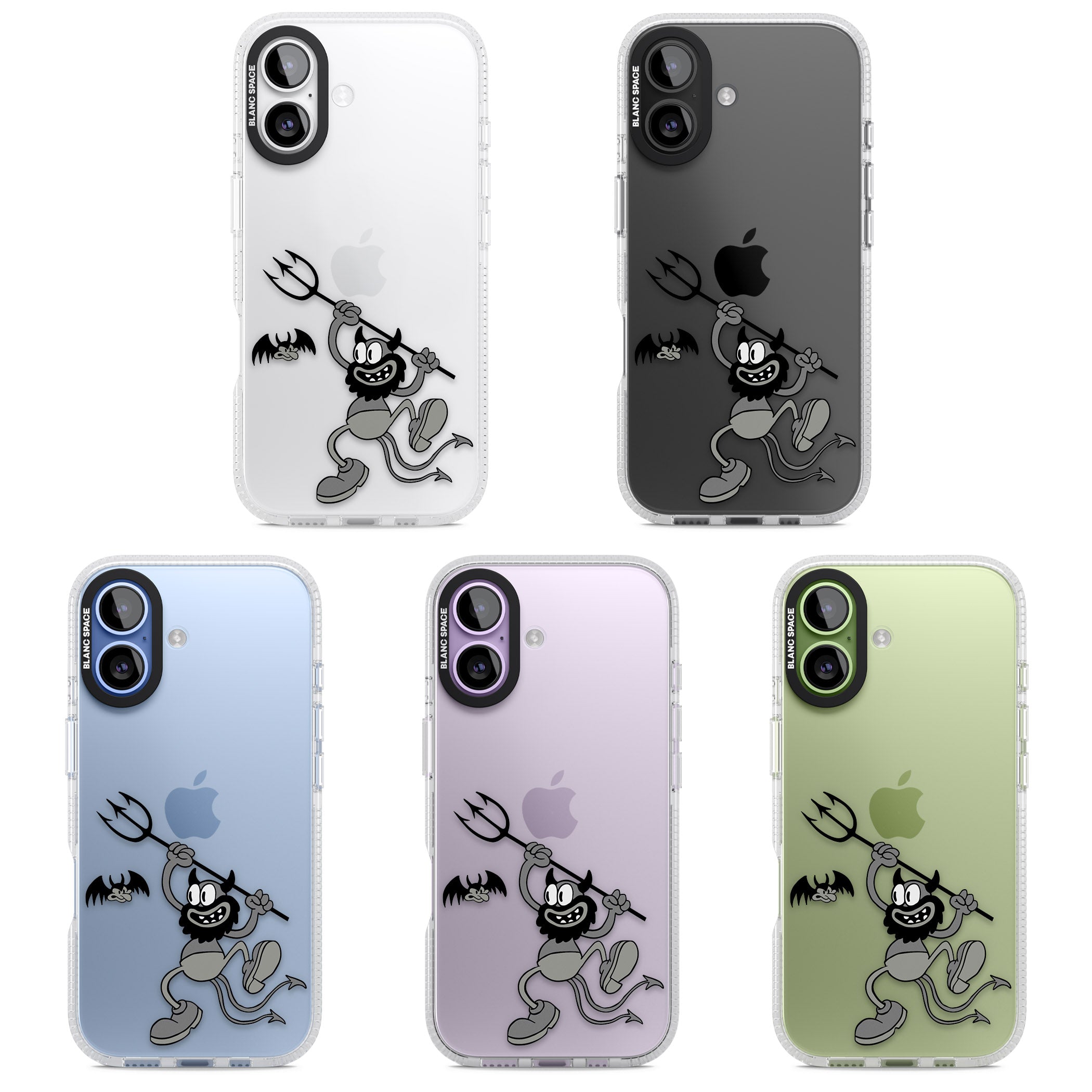 Dancing Devil iPhone 17 Impact Air Clear Phone Case APT Impact Protection