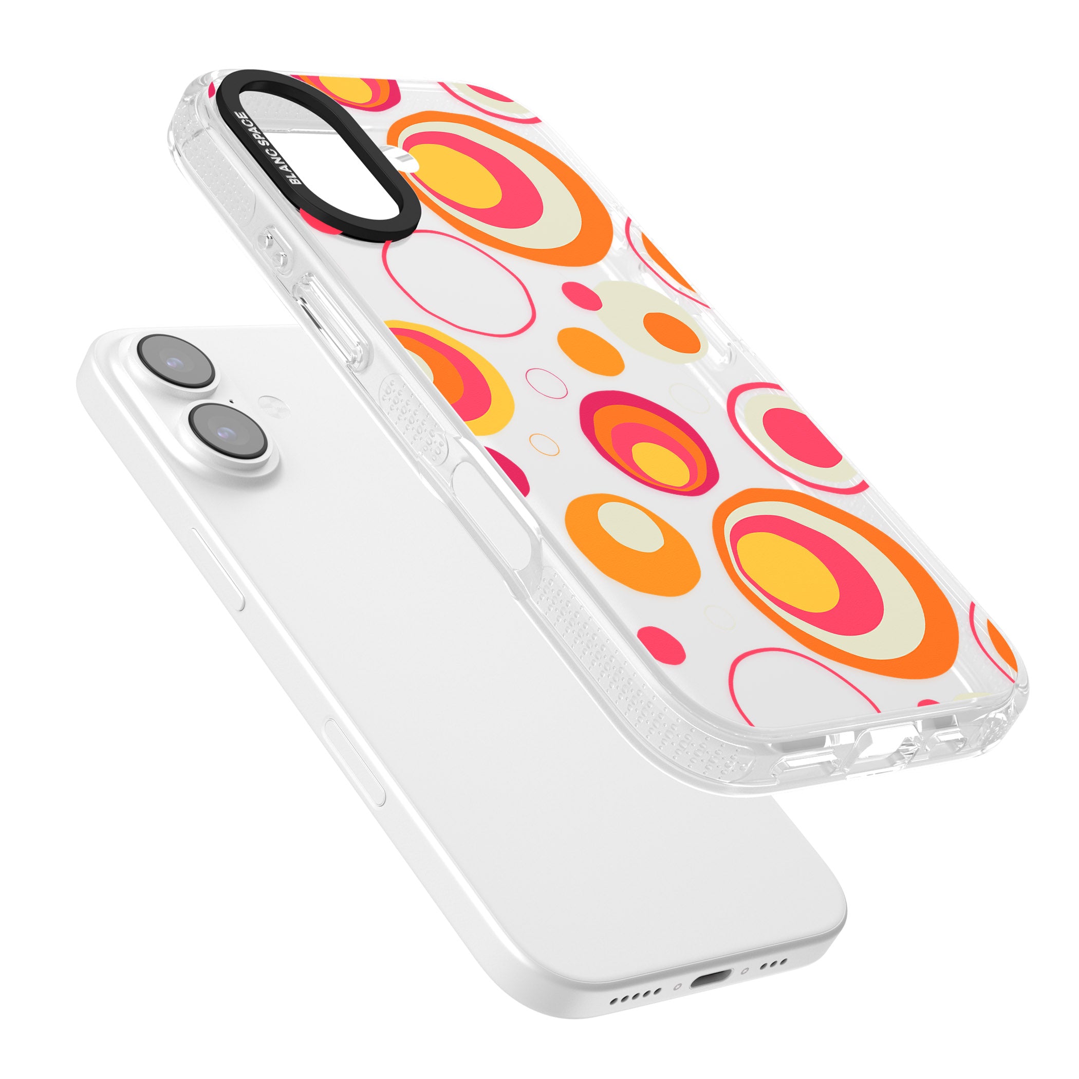 Mid Century Party Pattern iPhone 17 Impact Air Clear Phone Case Colours