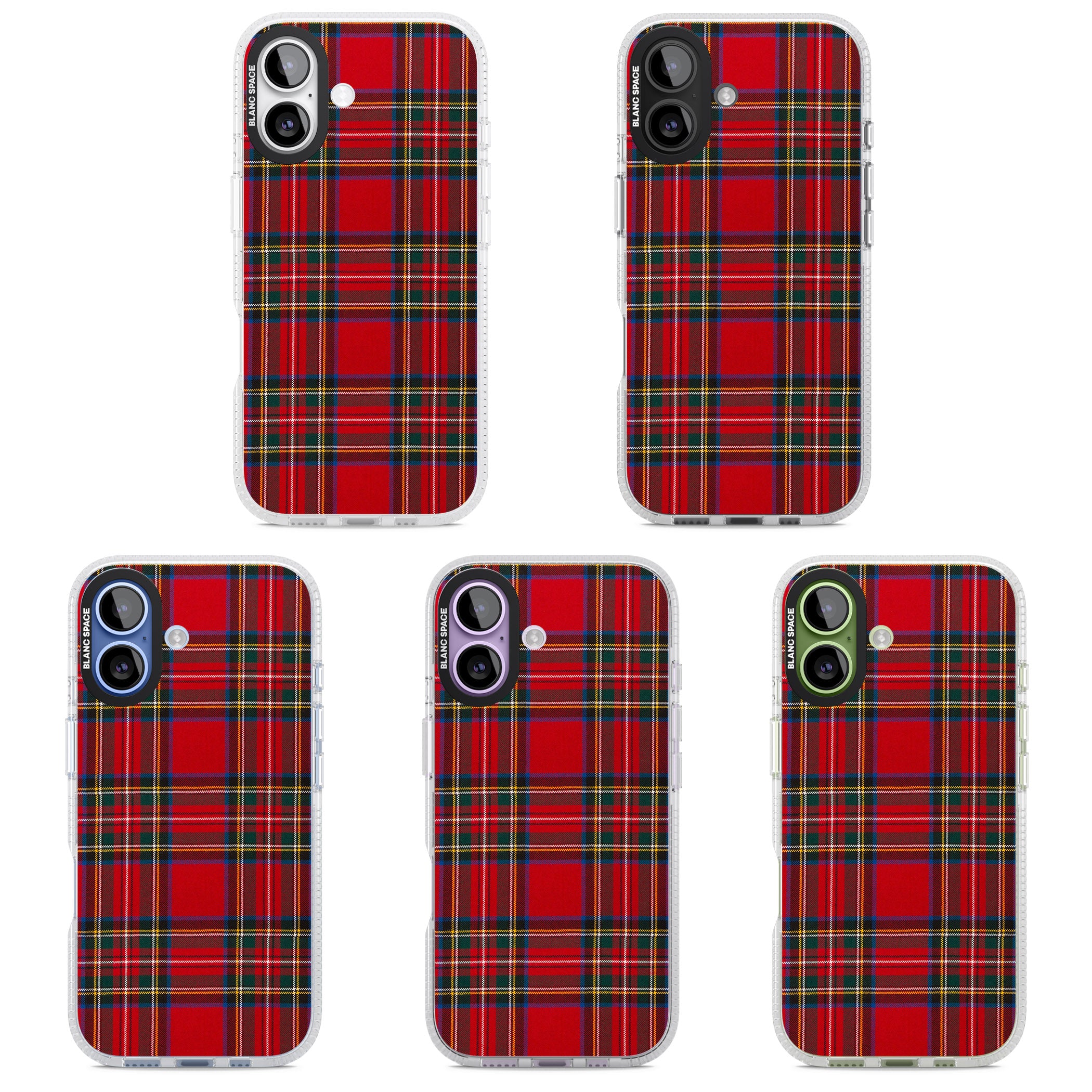 Royal Stewart Tartan iPhone 17 Impact Air Clear Phone Case APT Impact Protection