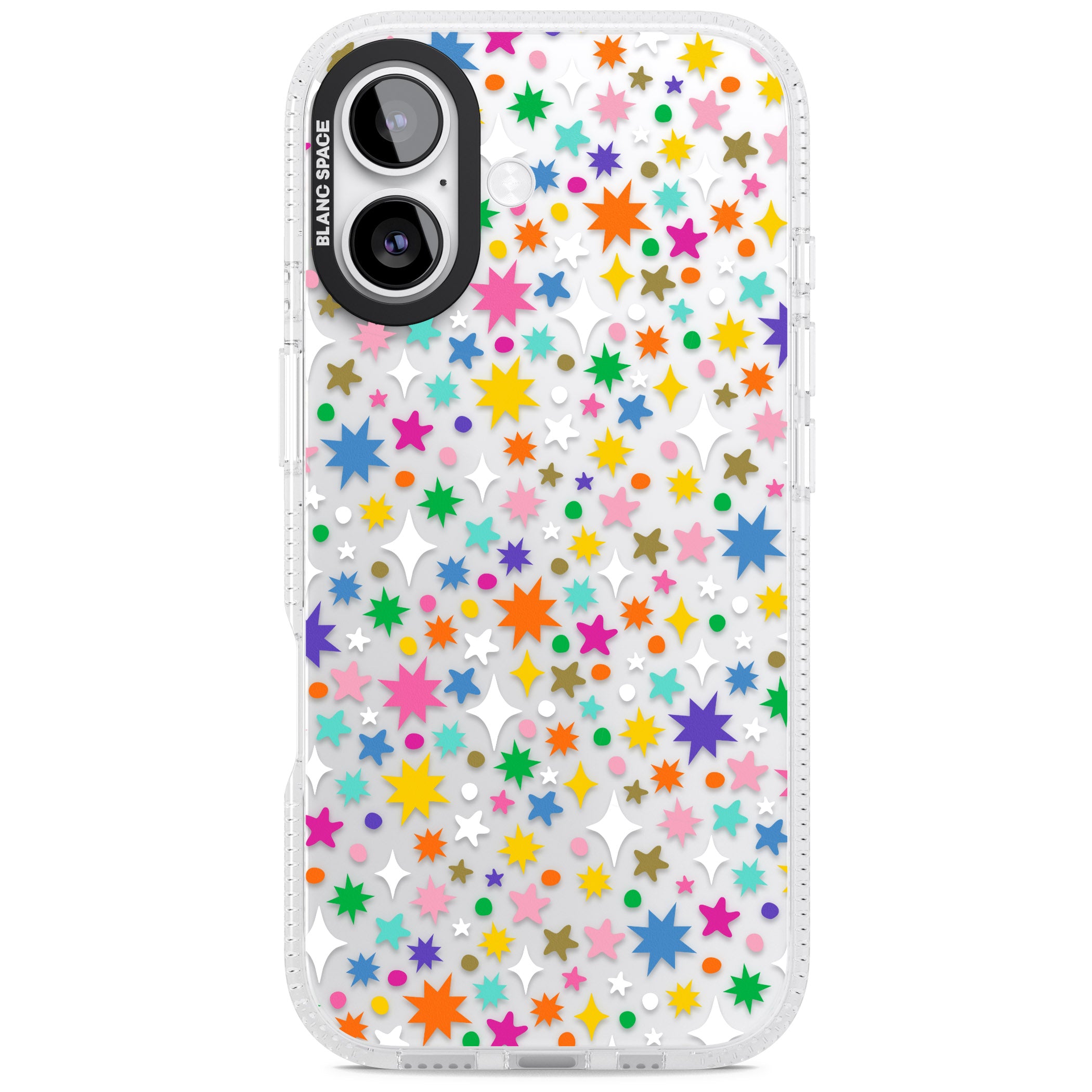 Rainbow Starburst iPhone 17 Impact Air Clear Phone Case