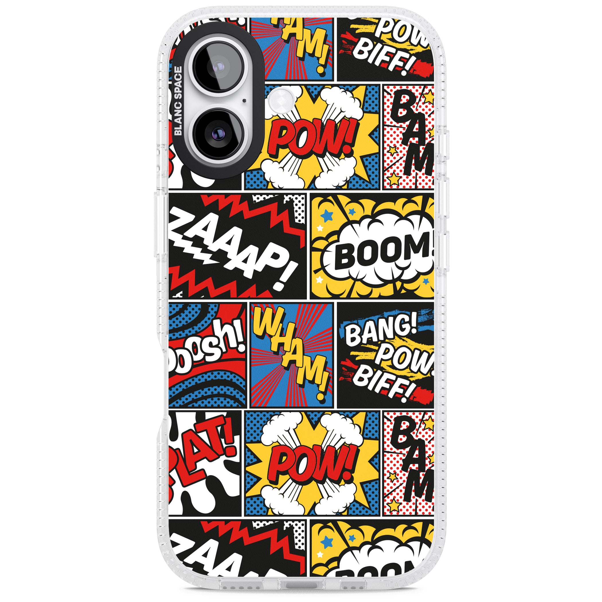 Onomatopoeia iPhone 17 Impact Air Clear Phone Case