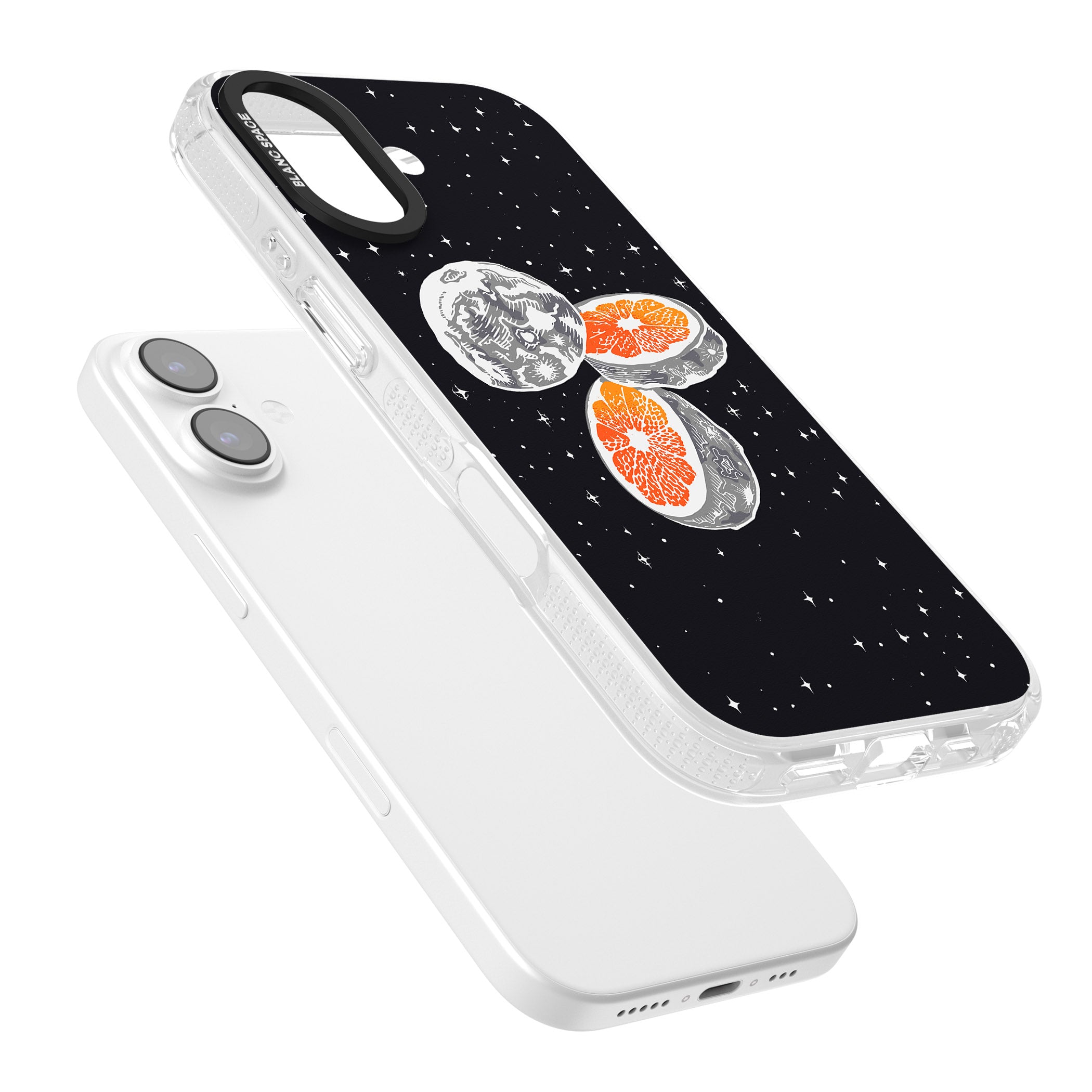 Blood Orange Moon iPhone 17 Impact Air Clear Phone Case Colours