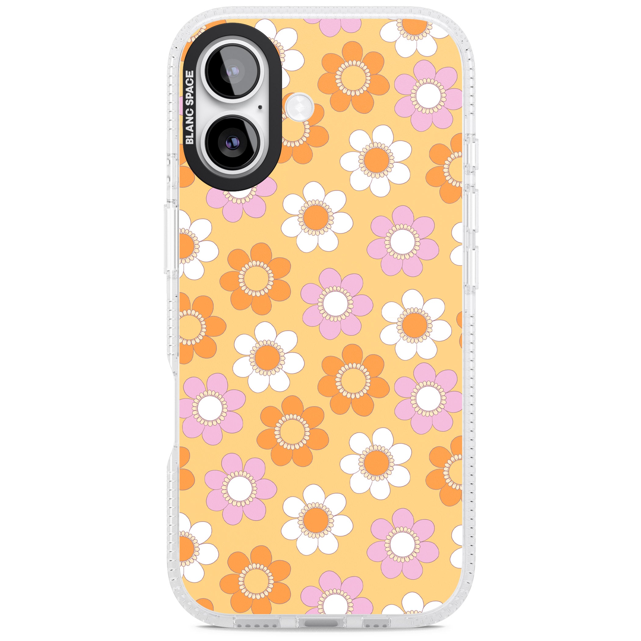 Sunny Flower Mix iPhone 17 Impact Air Clear Phone Case