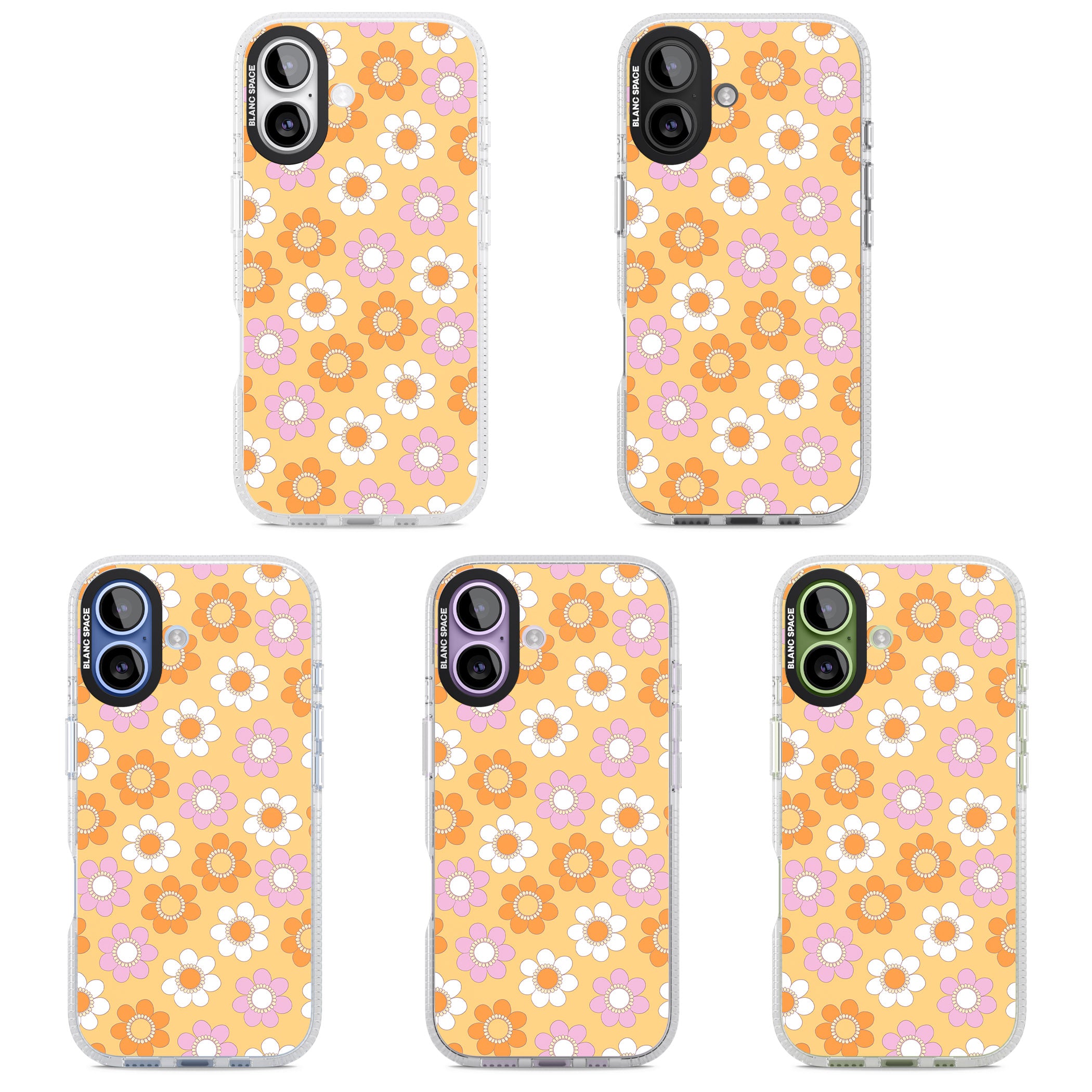 Sunny Flower Mix iPhone 17 Impact Air Clear Phone Case APT Impact Protection