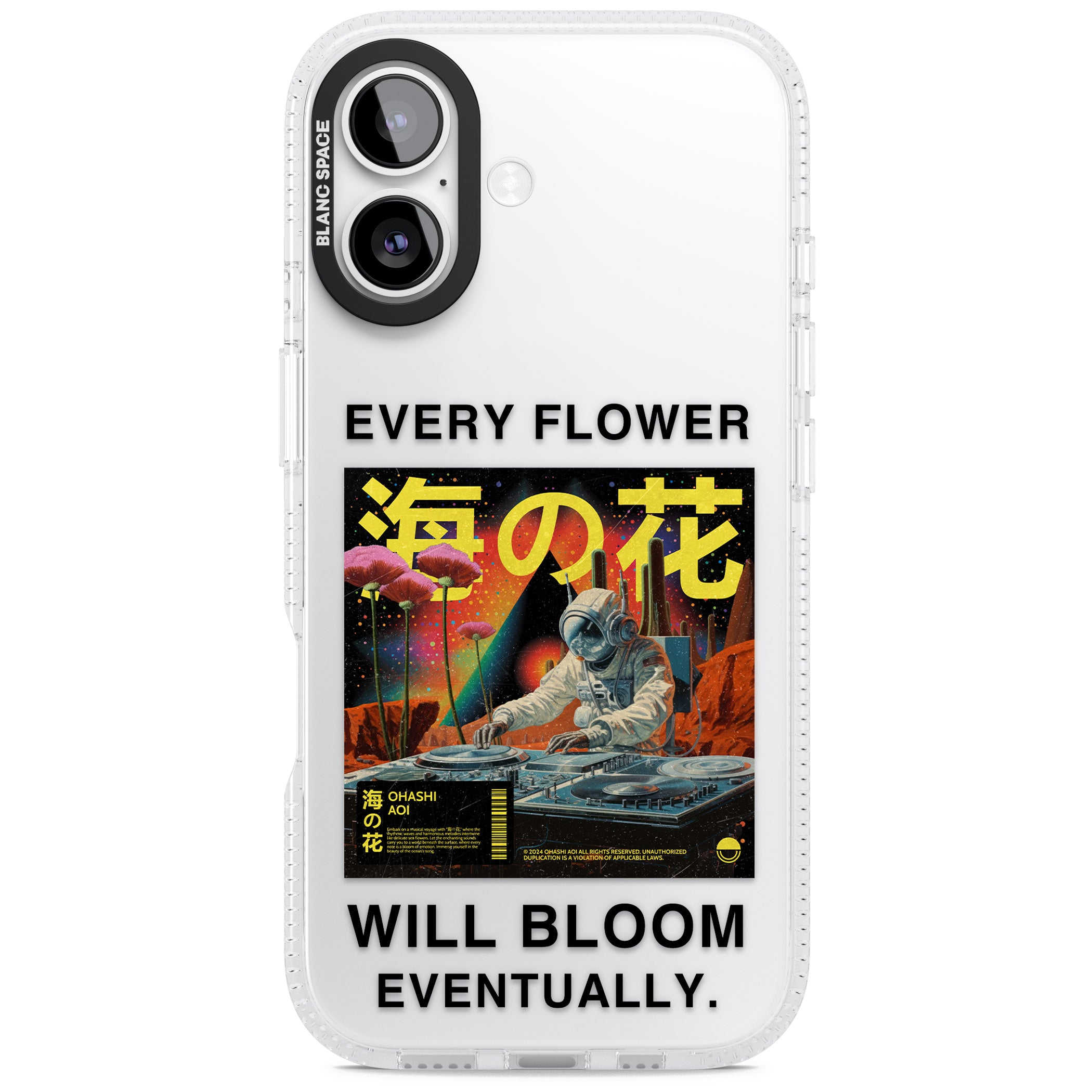 Every Flower Will Bloom Eventually iPhone 17 Impact Air Clear Phone Case