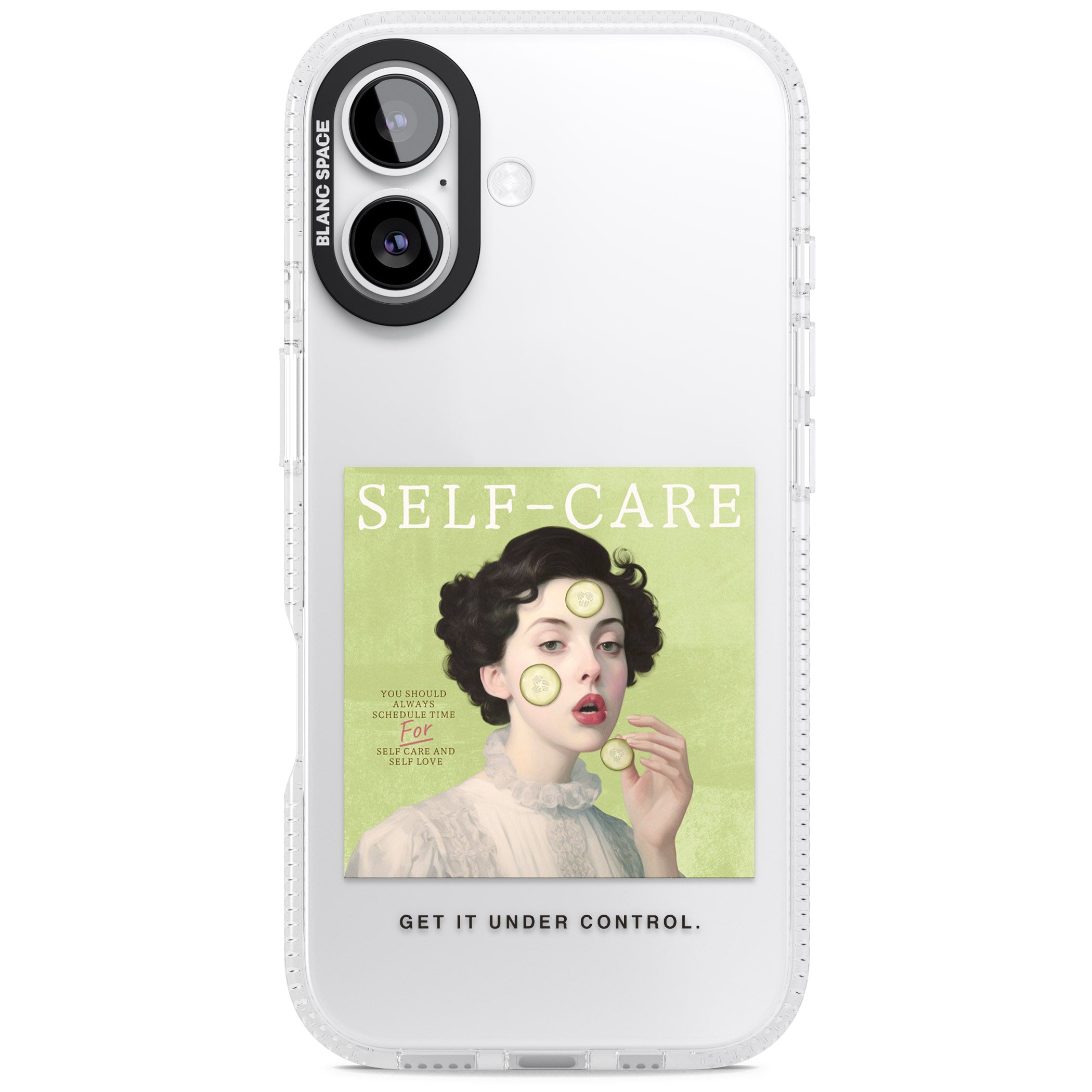 Self Care iPhone 17 Impact Air Clear Phone Case