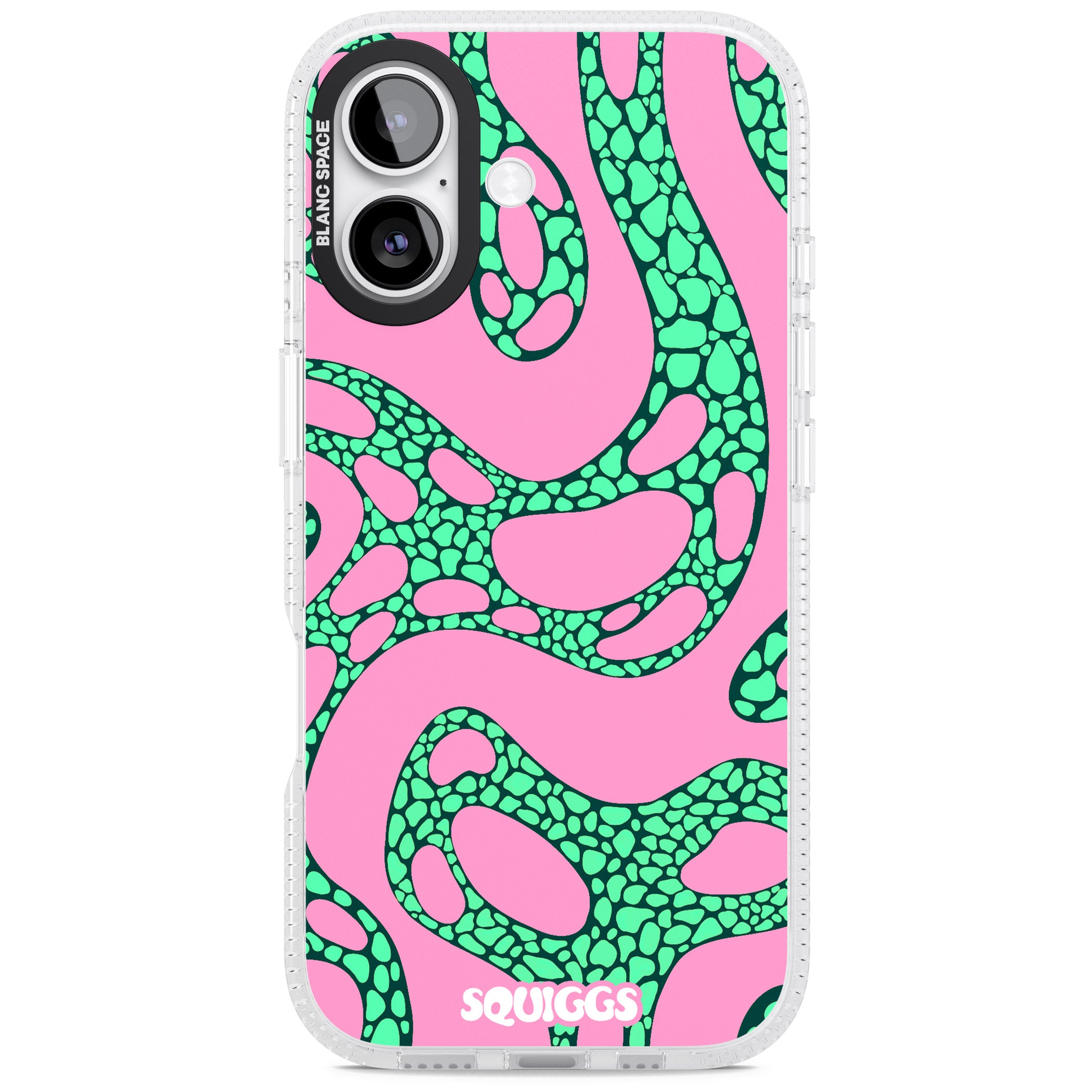 Alien Glow iPhone 17 Impact Air Clear Phone Case
