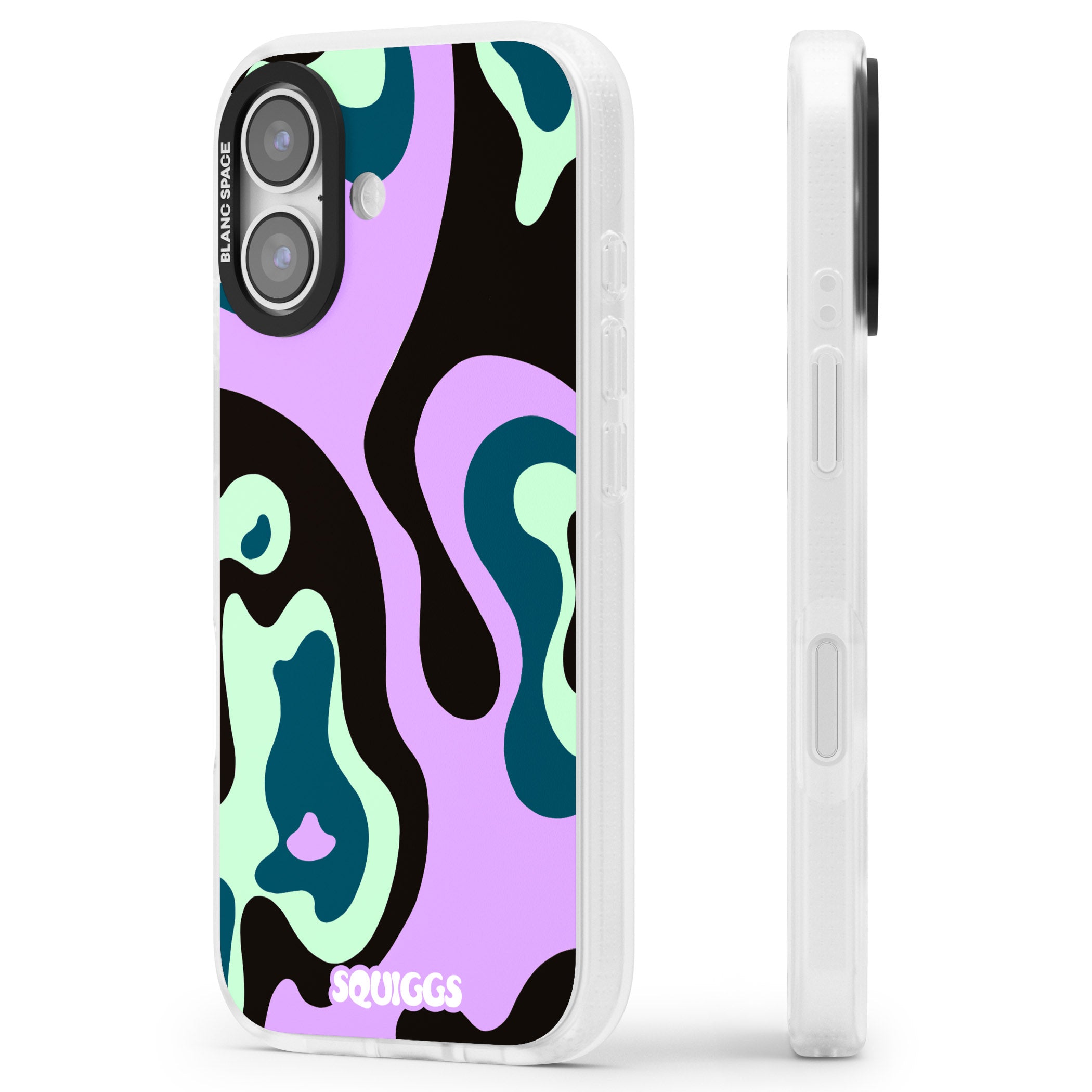 Purple River iPhone 17 Impact Air Clear Phone Case Side Profile