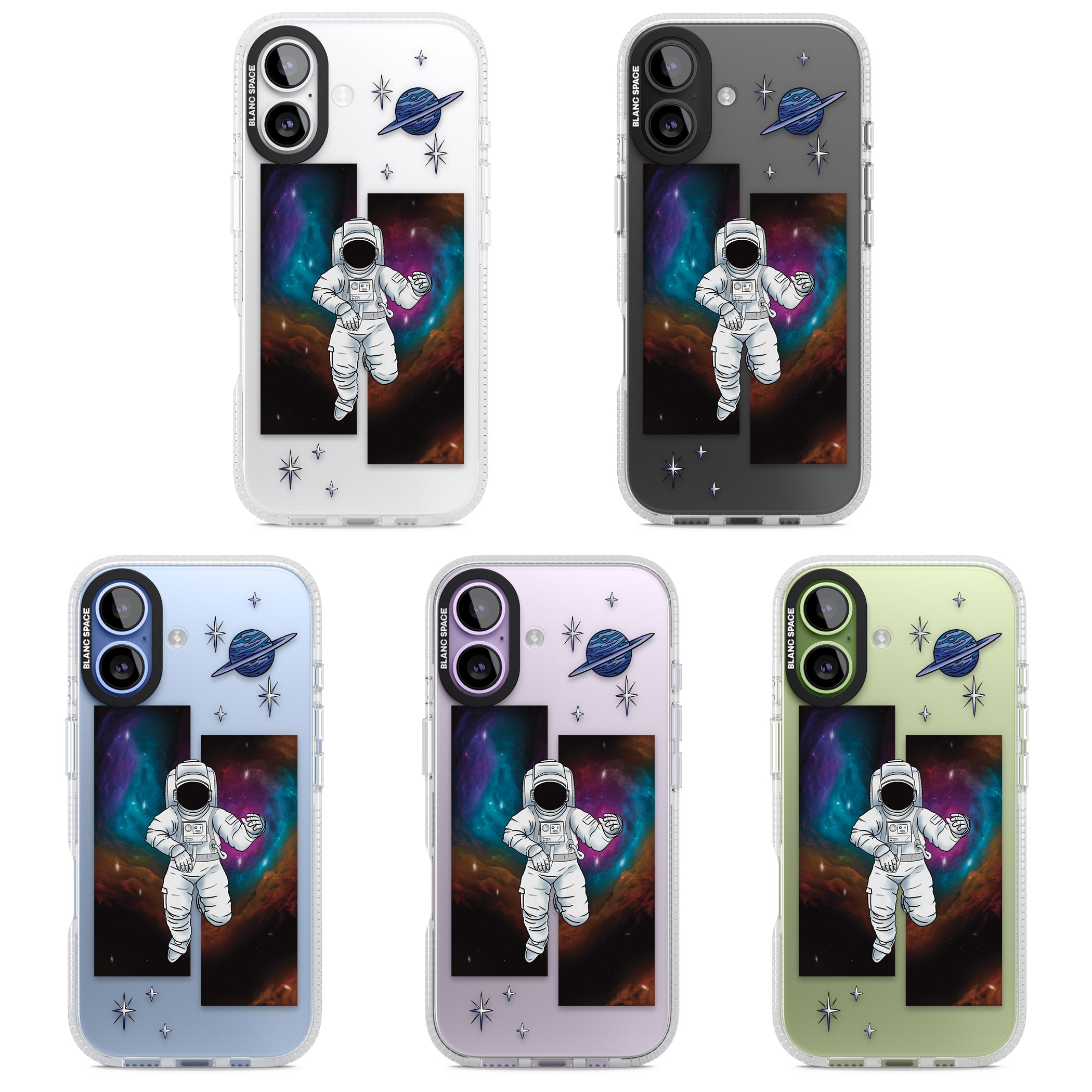 Escape The Nebula iPhone 17 Impact Air Clear Phone Case APT Impact Protection