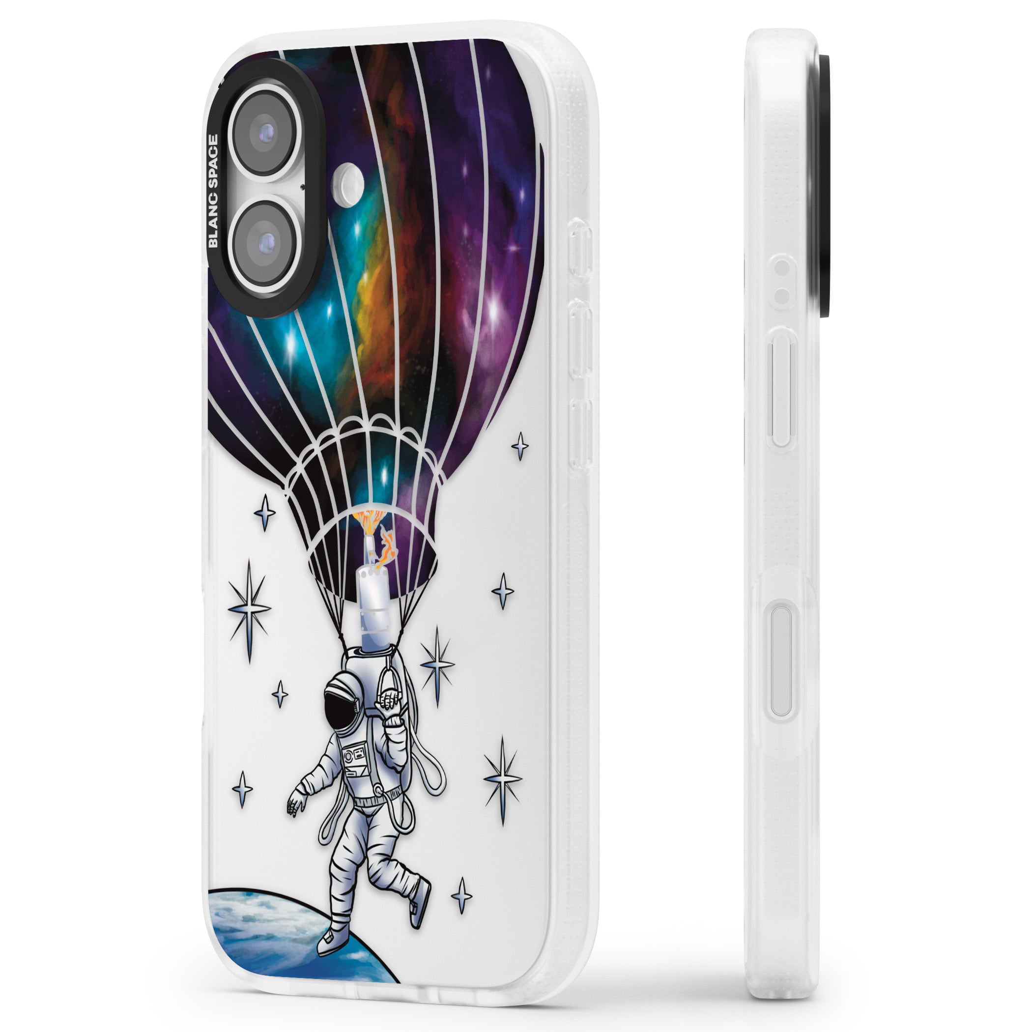 Solo Odyssey iPhone 17 Impact Air Clear Phone Case Side Profile