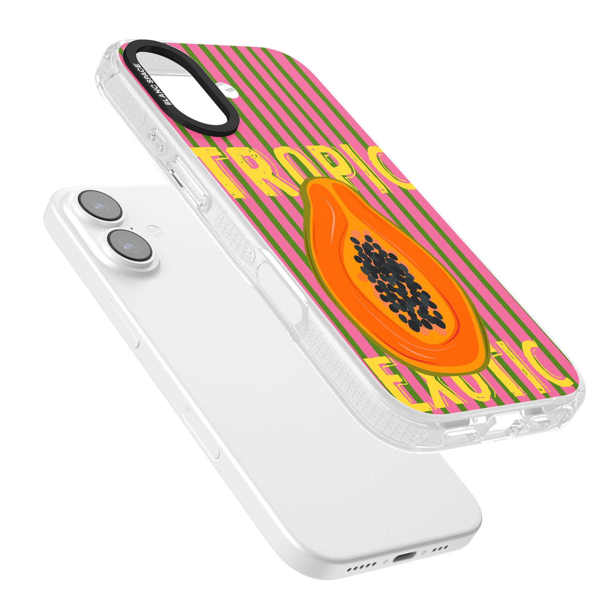 Tropic Exotic iPhone 17 Impact Air Clear Phone Case Colours