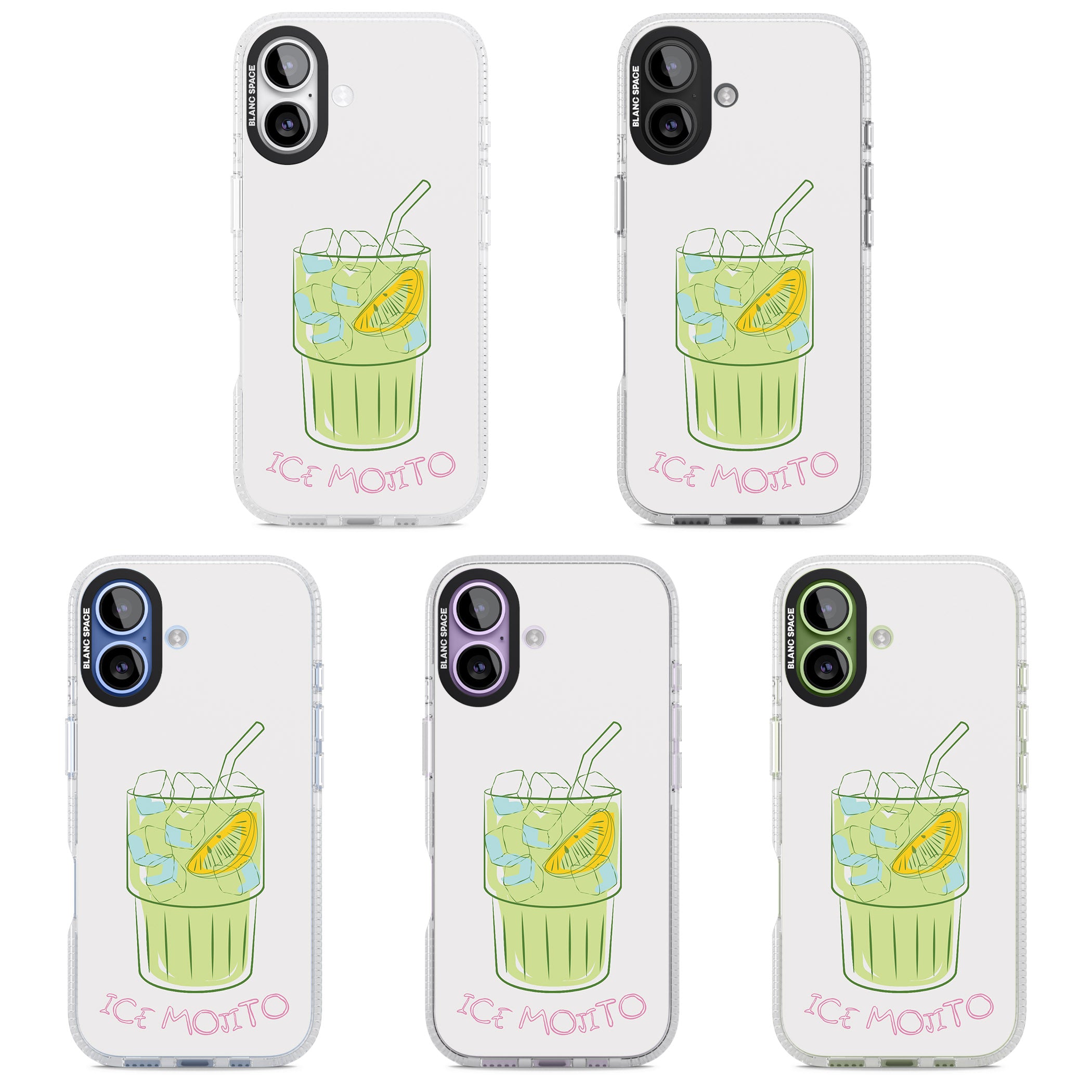 Ice Mojito iPhone 17 Impact Air Clear Phone Case APT Impact Protection