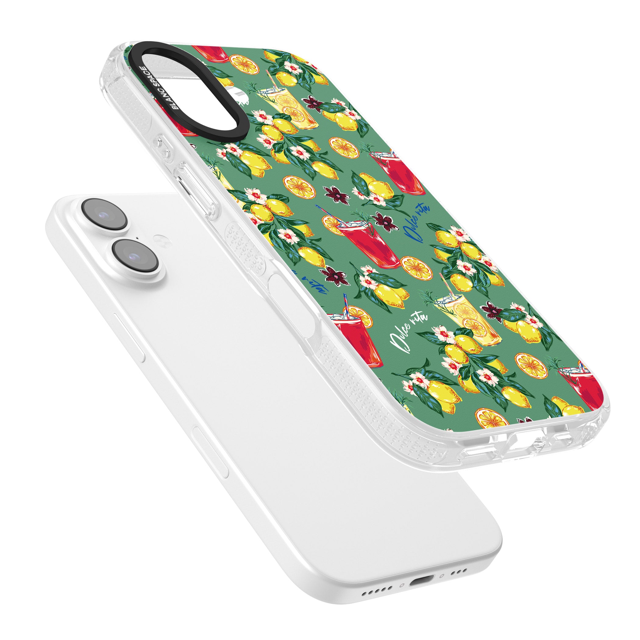 Lemon Cocktails iPhone 17 Impact Air Clear Phone Case Colours