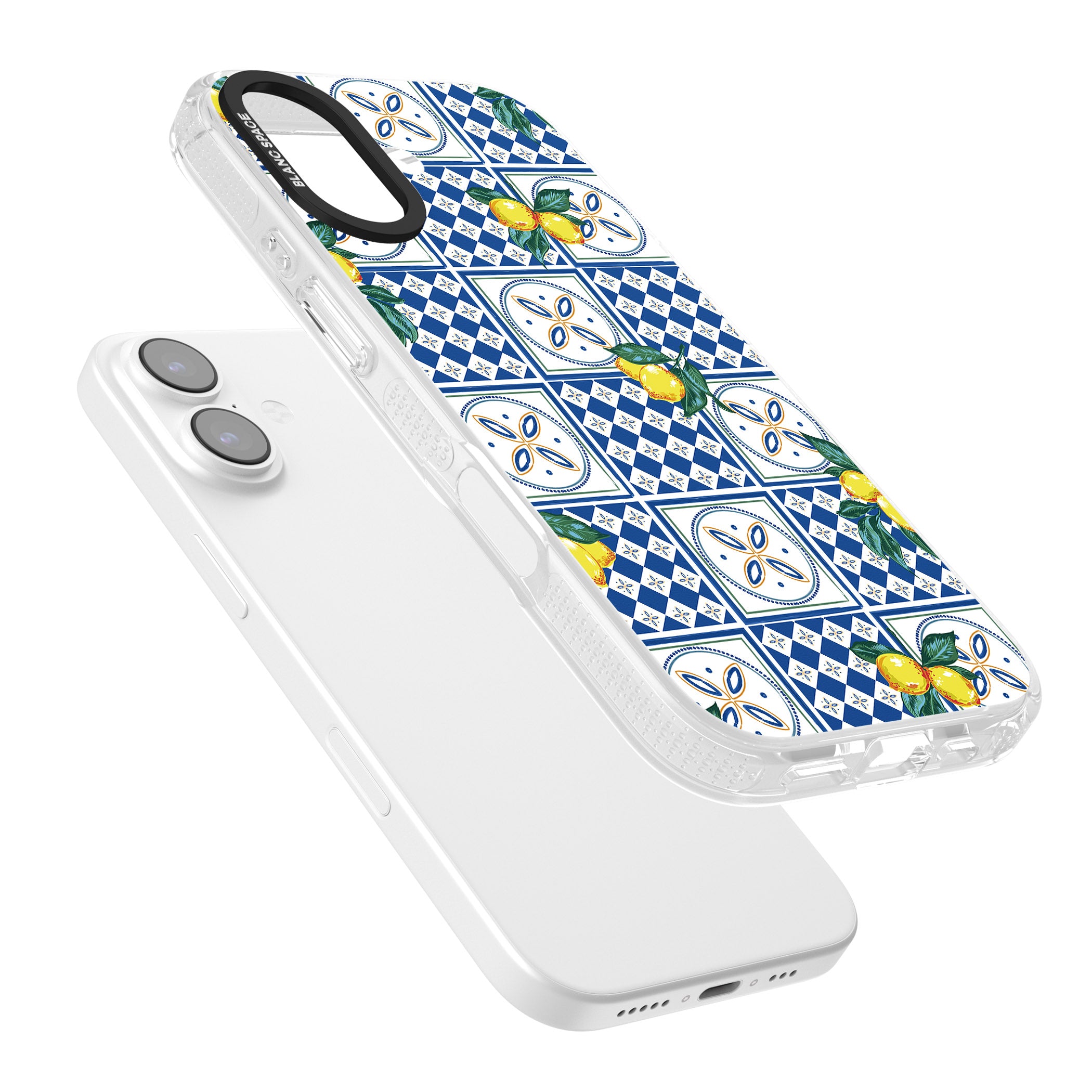 Lemon Tiles iPhone 17 Impact Air Clear Phone Case Colours