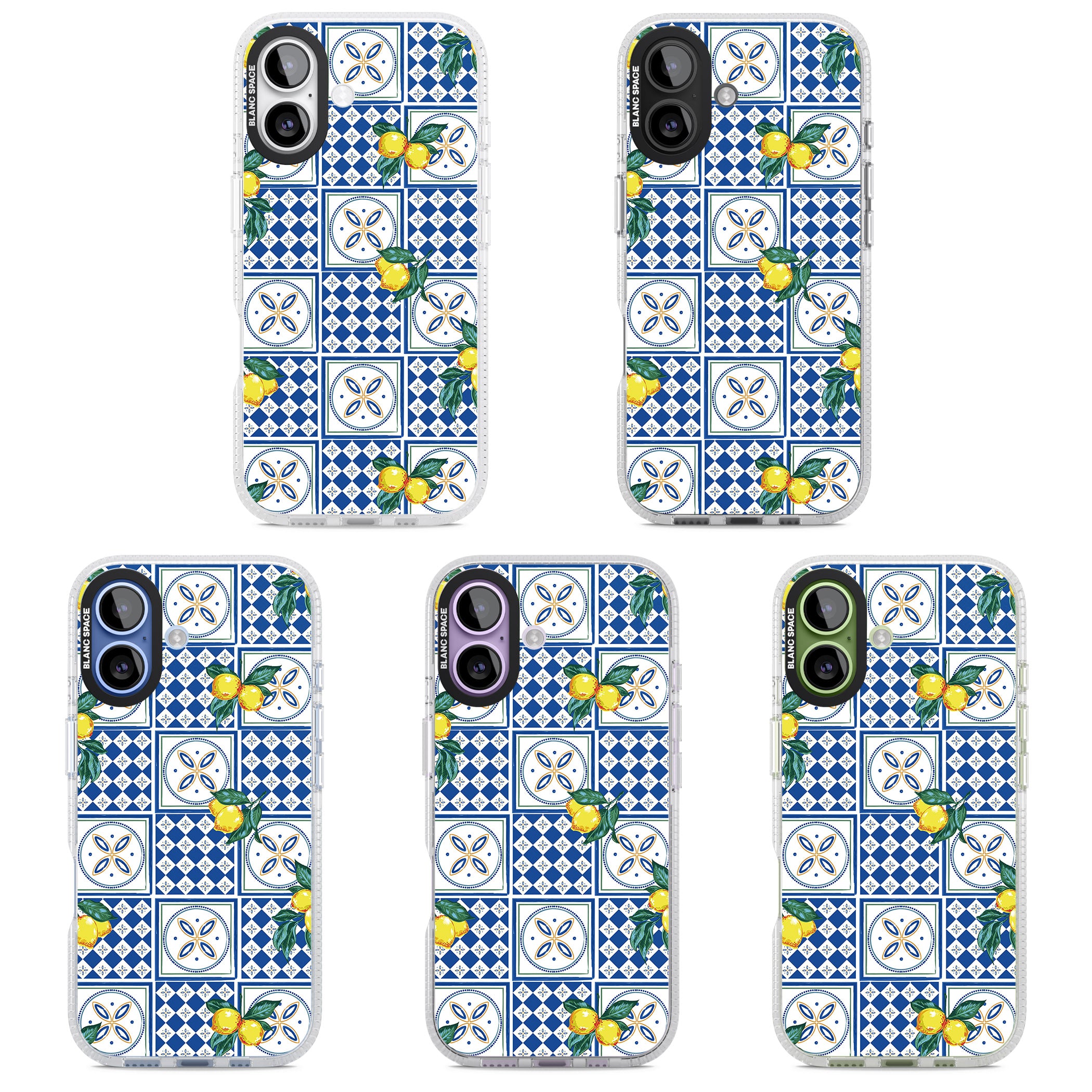 Lemon Tiles iPhone 17 Impact Air Clear Phone Case APT Impact Protection