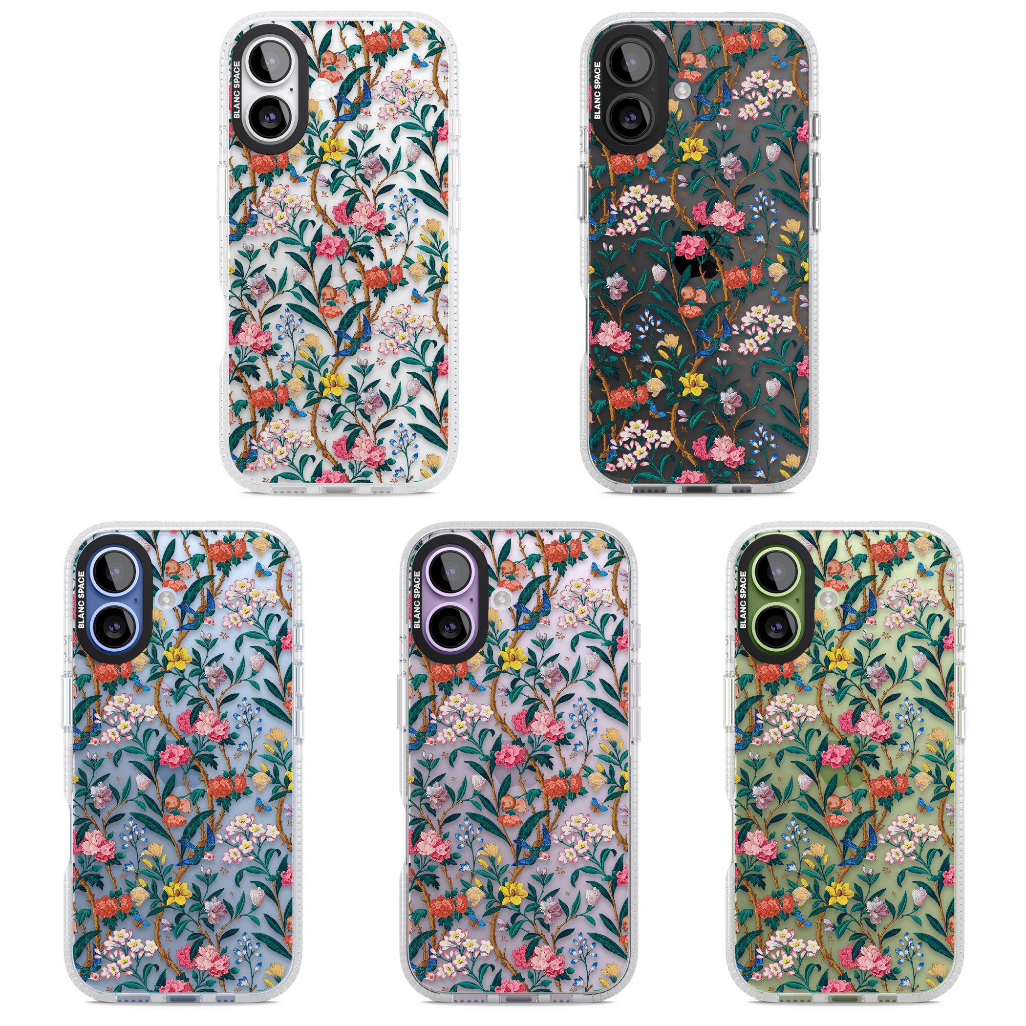 Vines & Flowers iPhone 17 Impact Air Clear Phone Case APT Impact Protection
