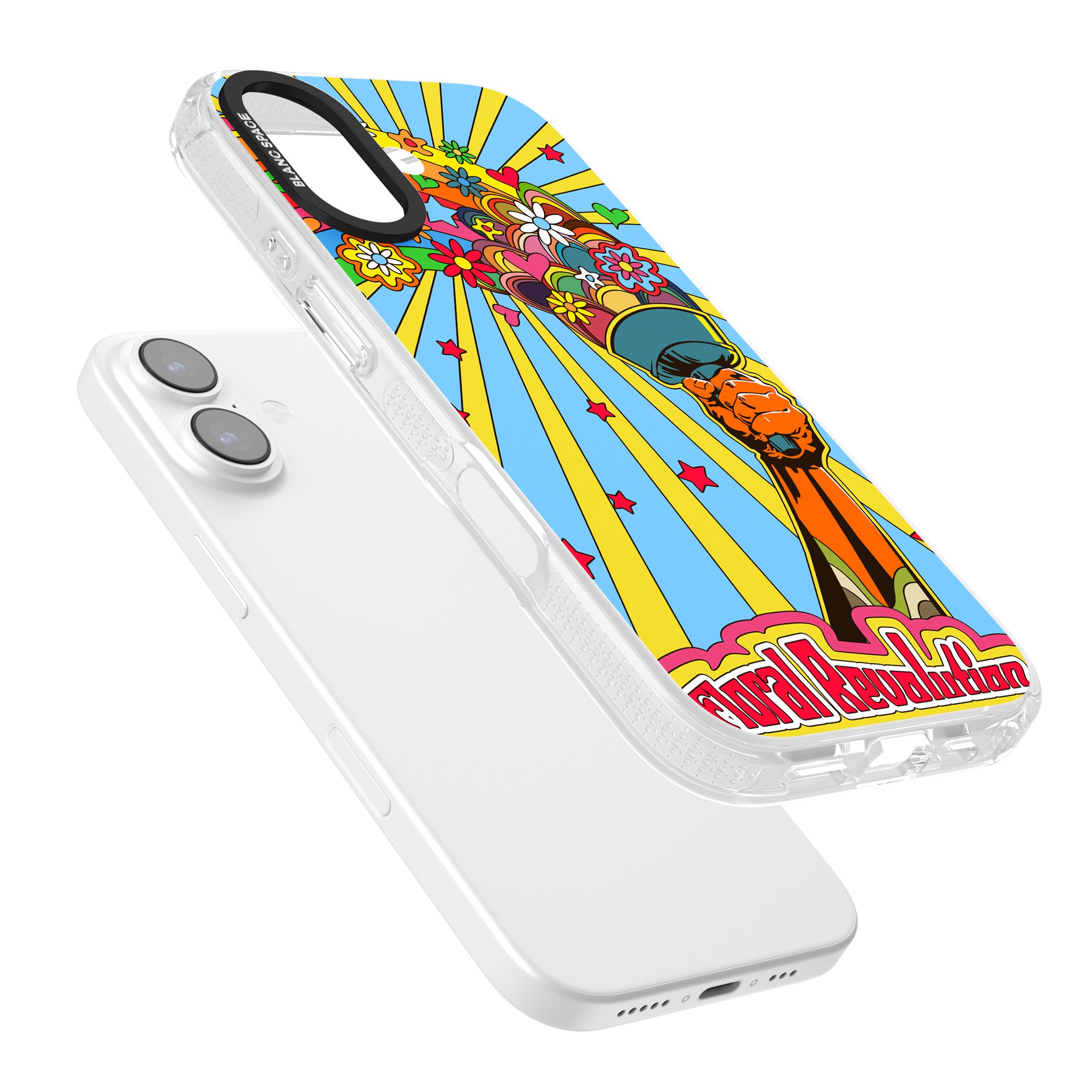 Floral Revolution iPhone 17 Impact Air Clear Phone Case Colours