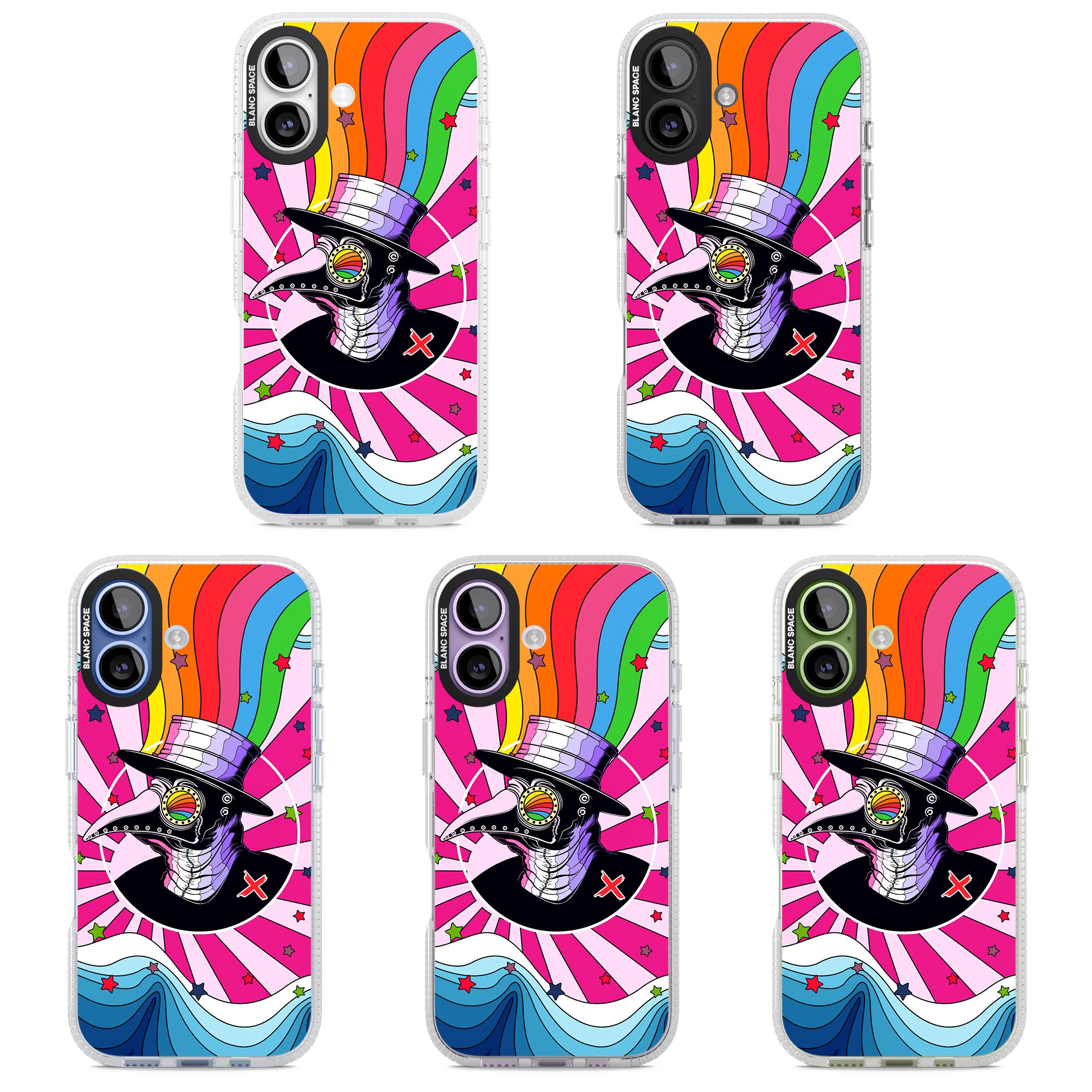 Plague Doctor Passion iPhone 17 Impact Air Clear Phone Case APT Impact Protection