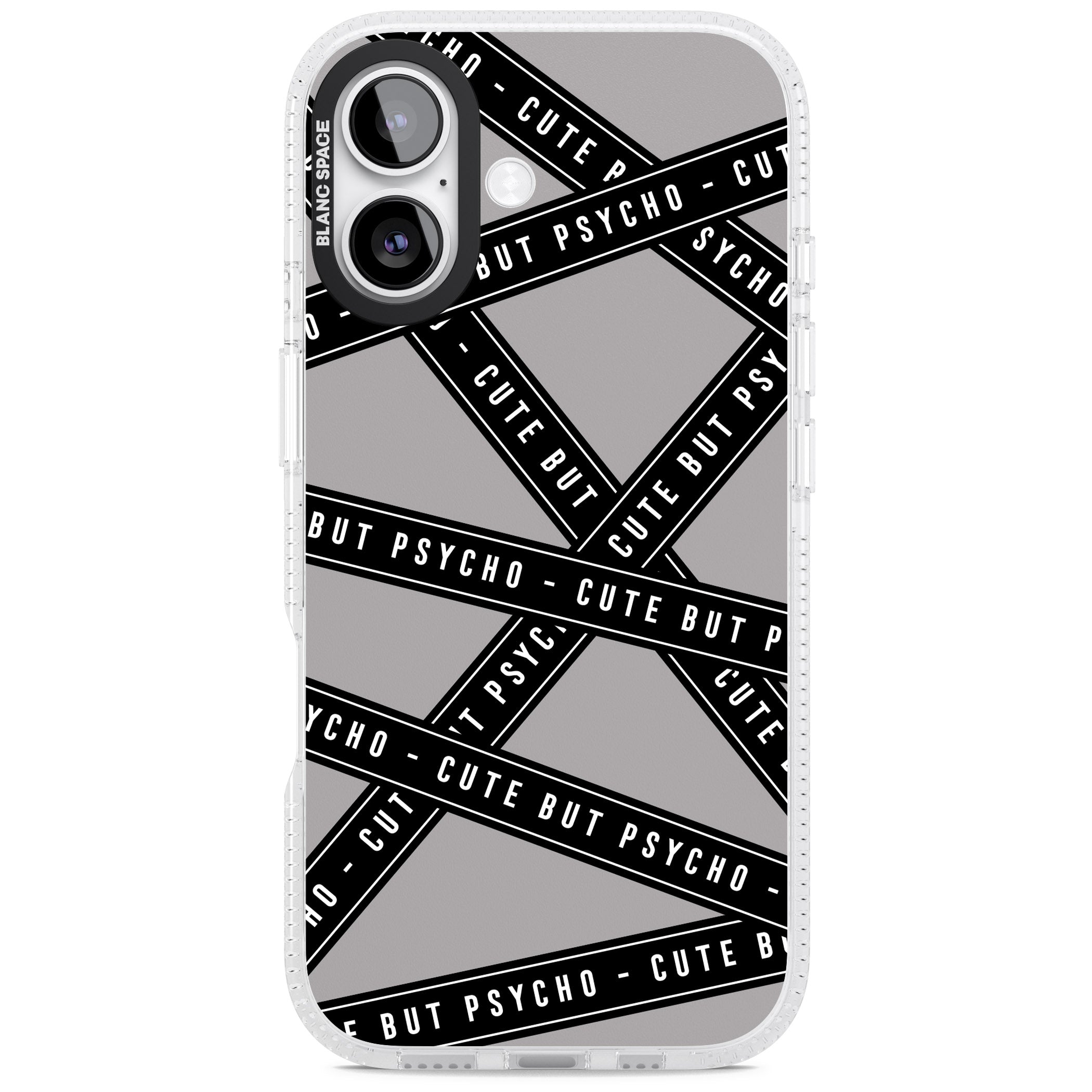 Cute But Psycho iPhone 17 Impact Air Clear Phone Case