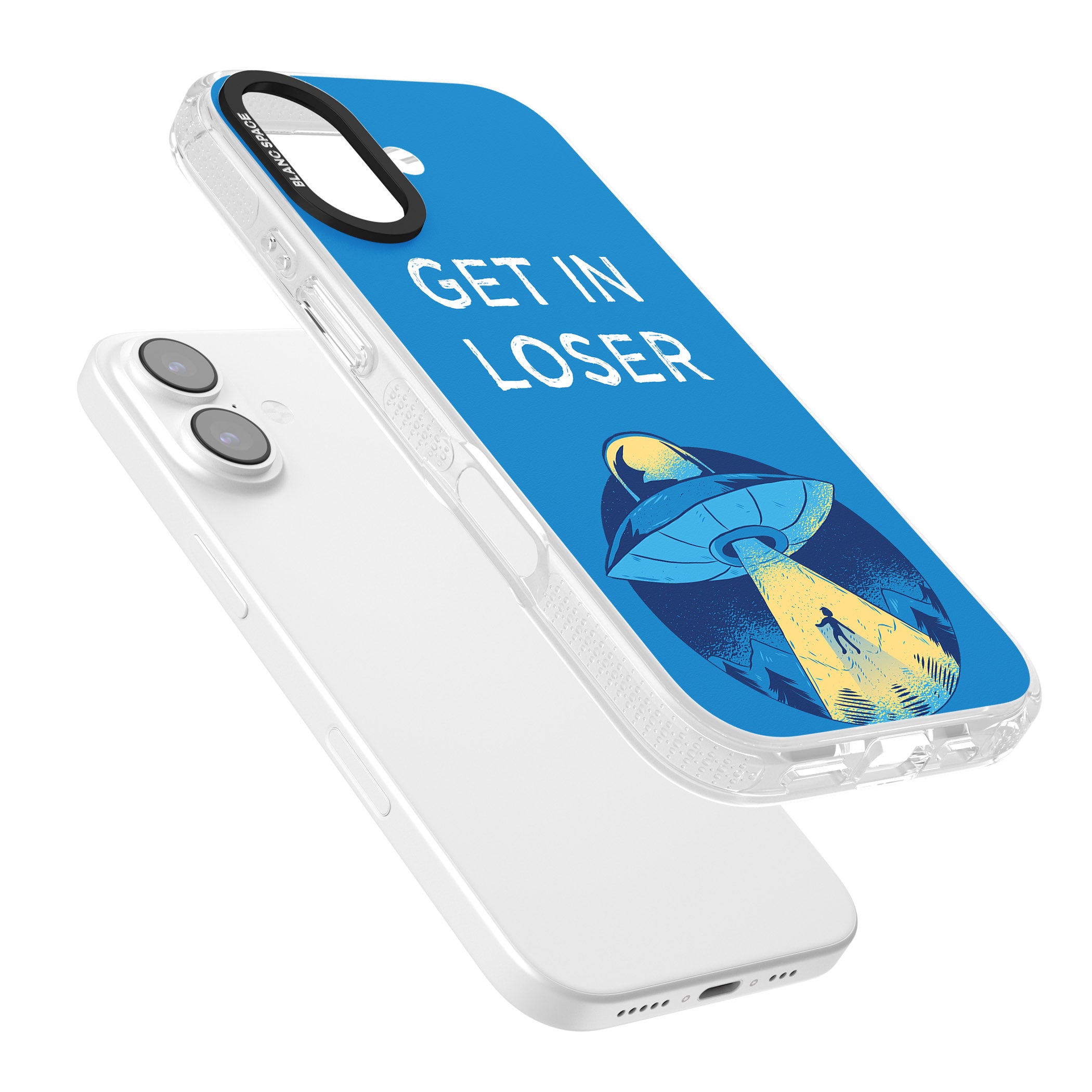 Get In Loser Ufo iPhone 17 Impact Air Clear Phone Case Colours