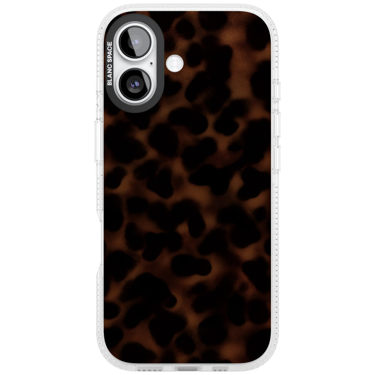 Dark Tortoise Shell old money iPhone case featuring a dark tortoiseshell pattern with amber and black animal print tones iPhone 16 / iPhone 16 Plus / iPhone 17 Impact Air Phone Case front
