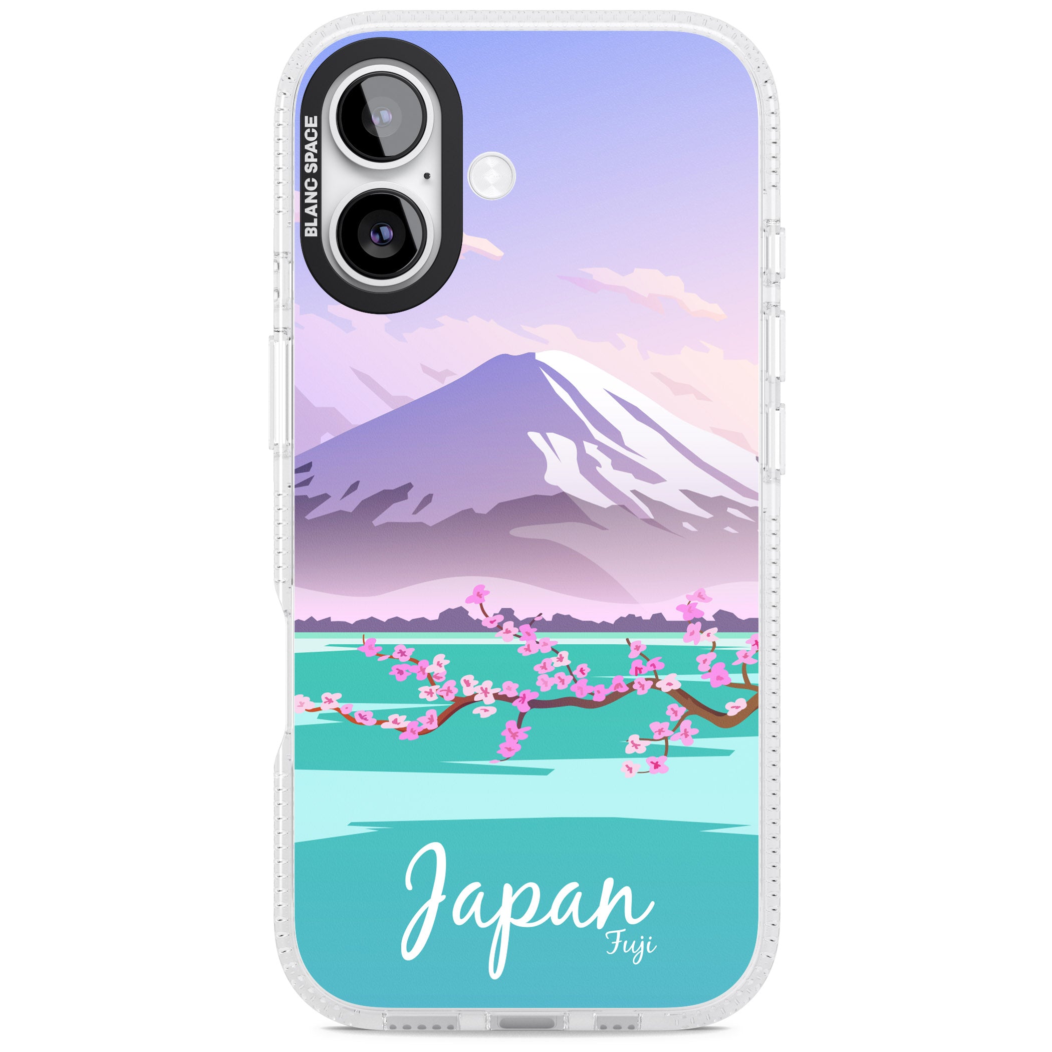 Vintage Travel Poster Japan iPhone 17 Impact Air Clear Phone Case
