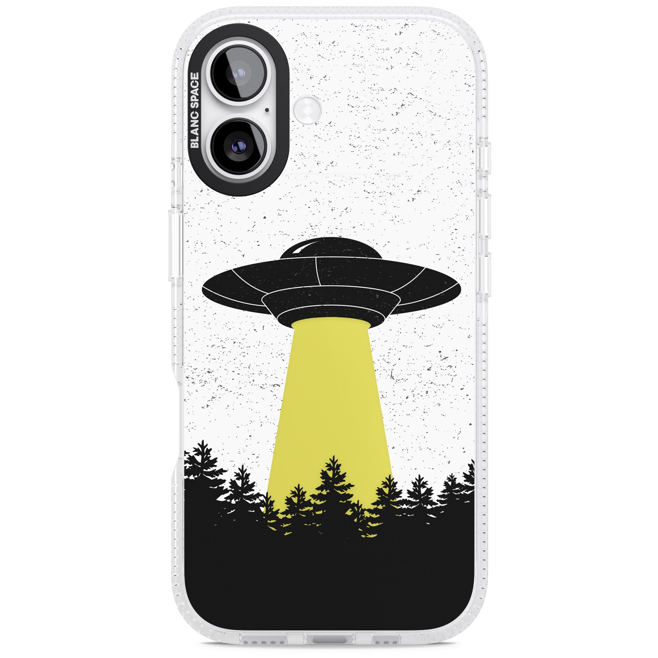 Alien Abduction iPhone 17 Impact Air Clear Phone Case
