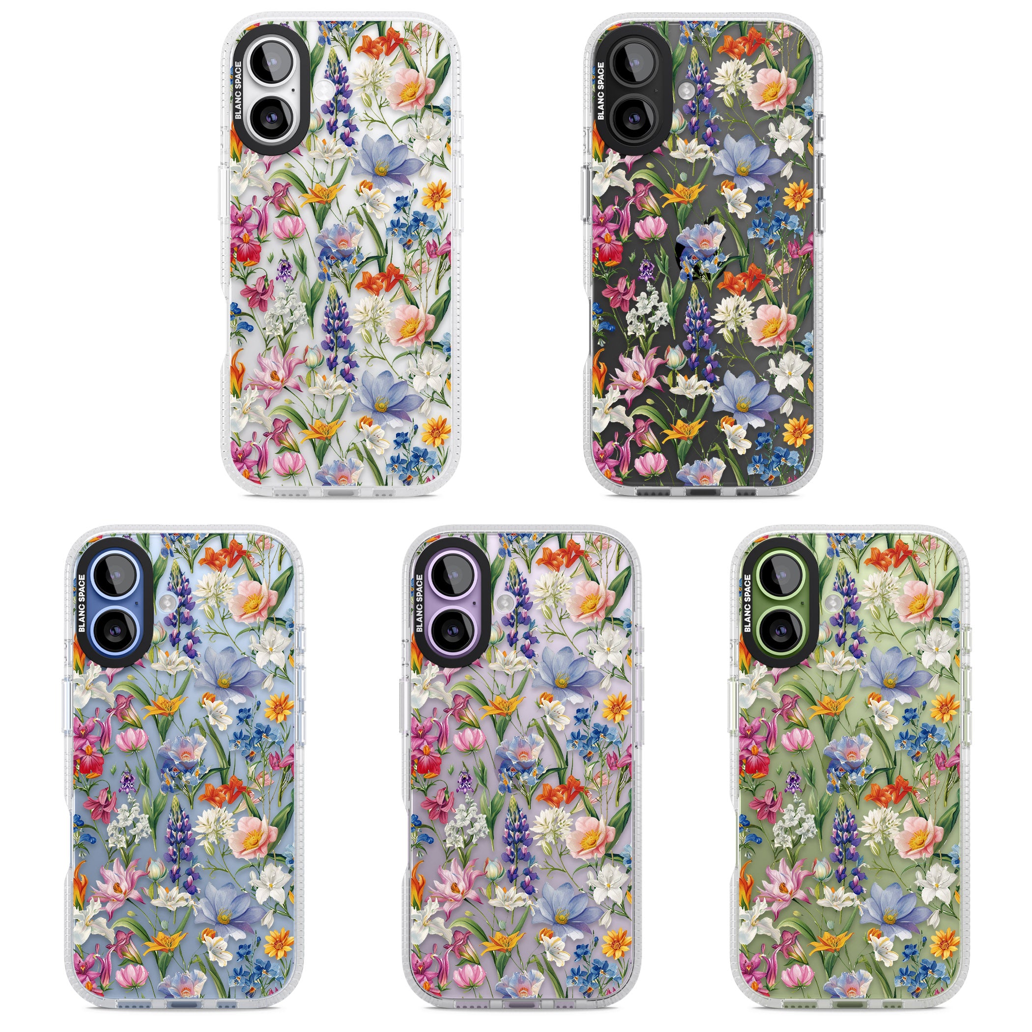 Vintage Wildflowers iPhone 17 Impact Air Clear Phone Case APT Impact Protection