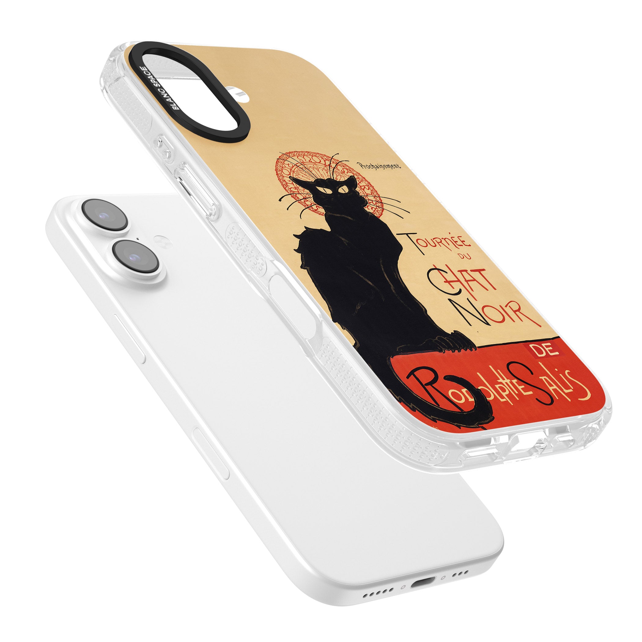 Tournee Du Chat Noir Poster iPhone 17 Impact Air Clear Phone Case Colours