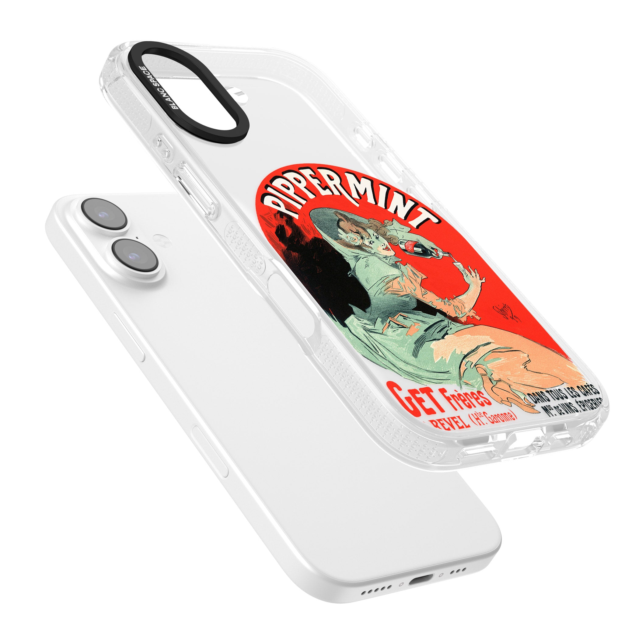 Pippermint Poster iPhone 17 Impact Air Clear Phone Case Colours