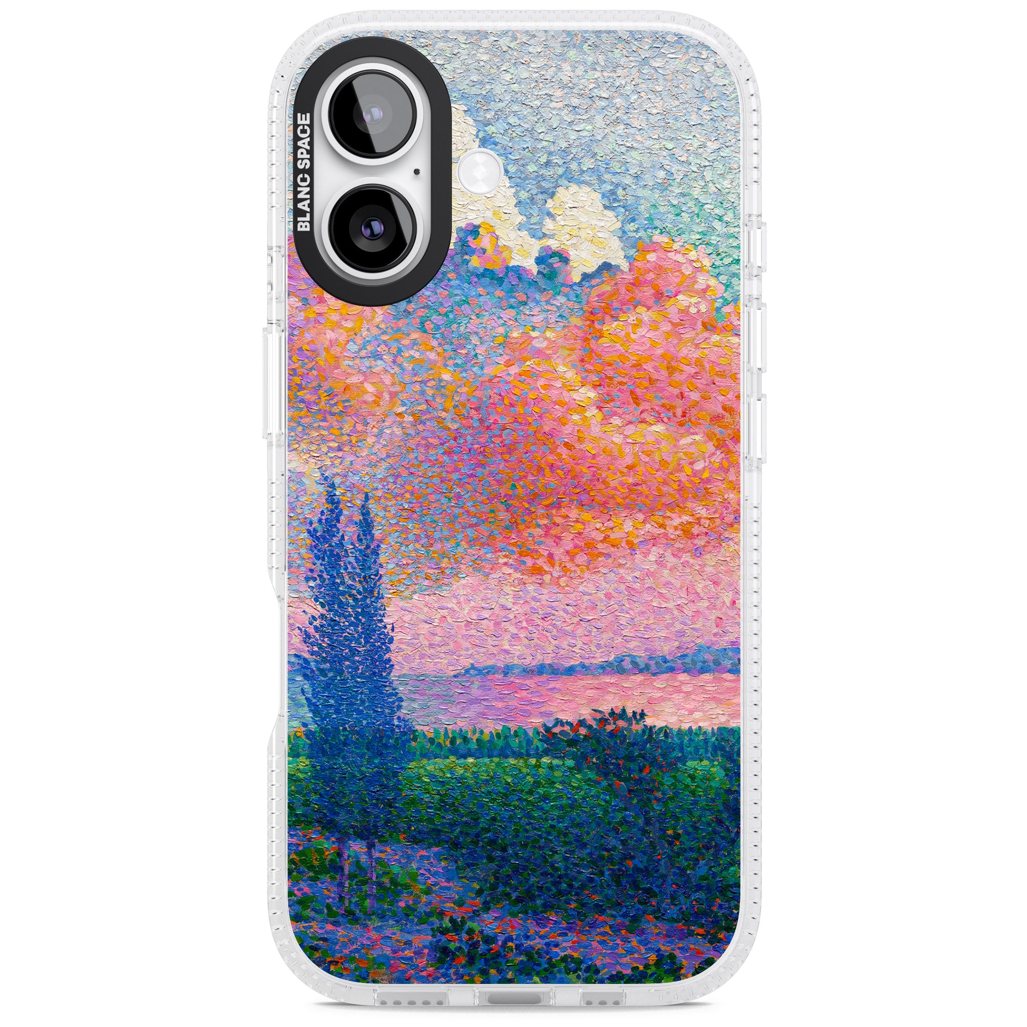 The Pink Cloud iPhone 17 Impact Air Clear Phone Case