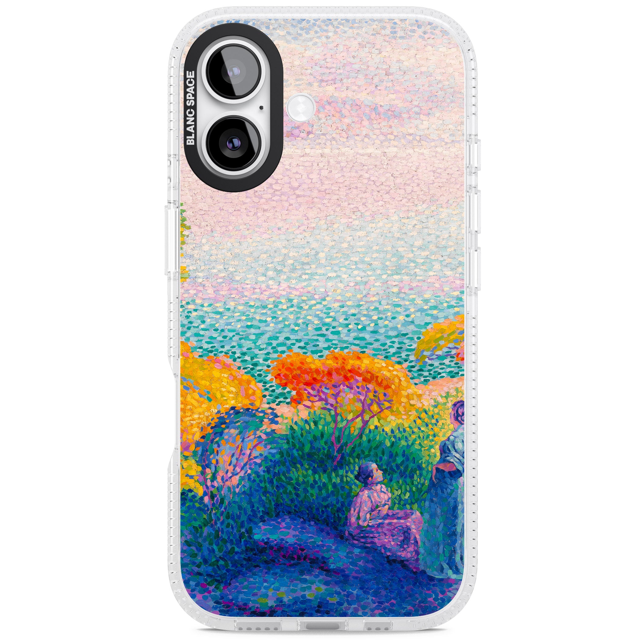 Two Women by the Shore iPhone 17 Impact Air Clear Phone Case