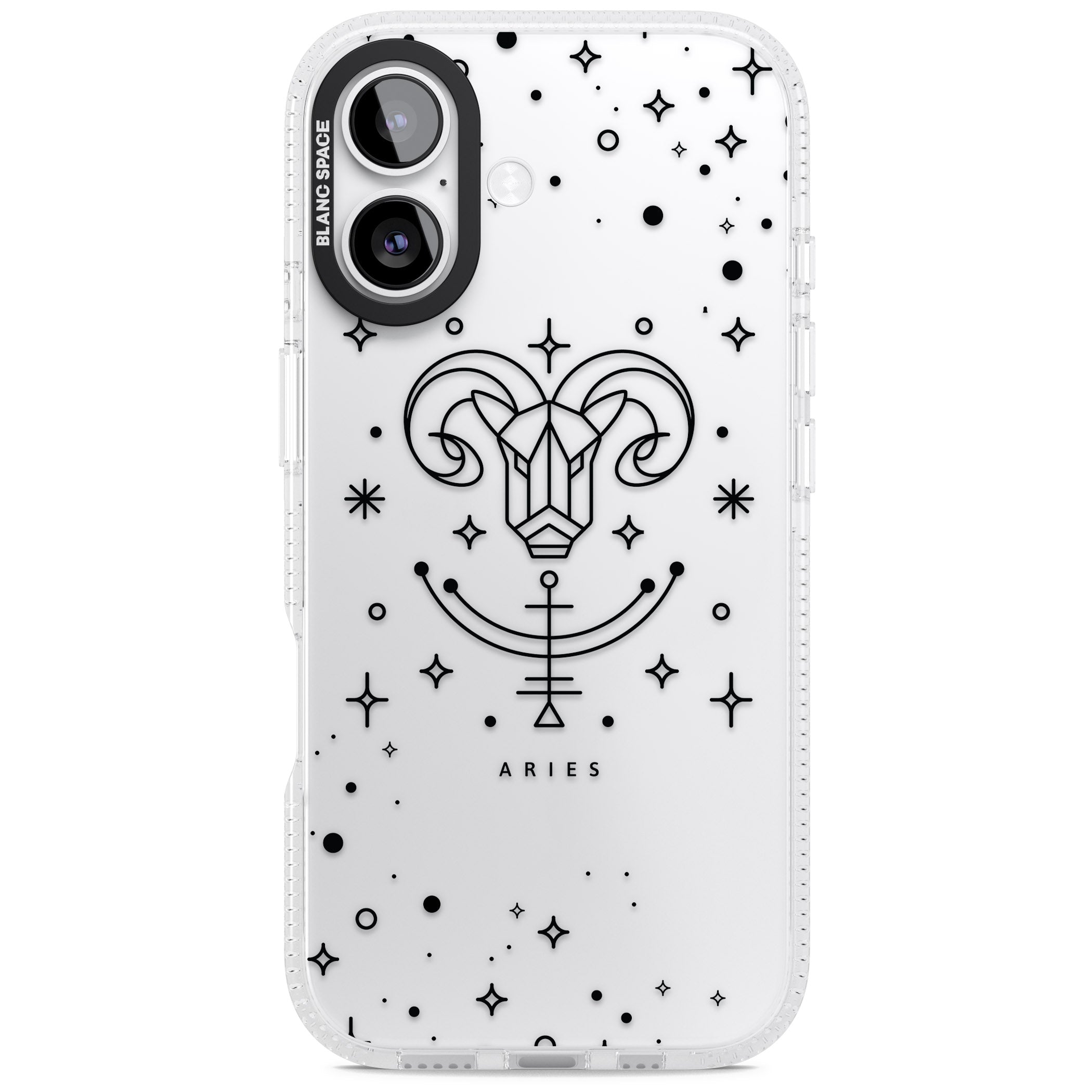 Aries Emblem iPhone 17 Impact Air Clear Phone Case