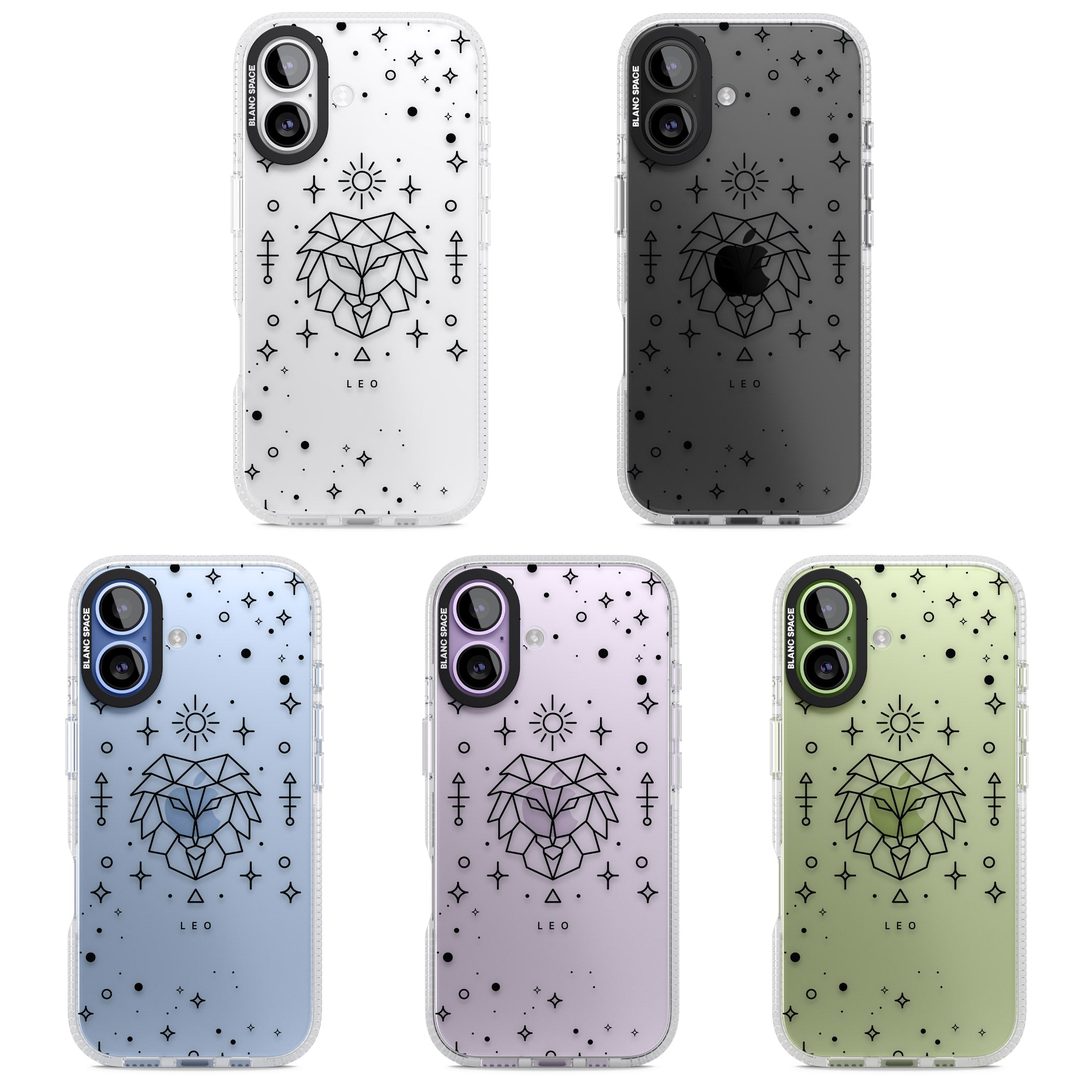 Leo Zodiac iPhone 17 Impact Air Clear Phone Case APT Impact Protection