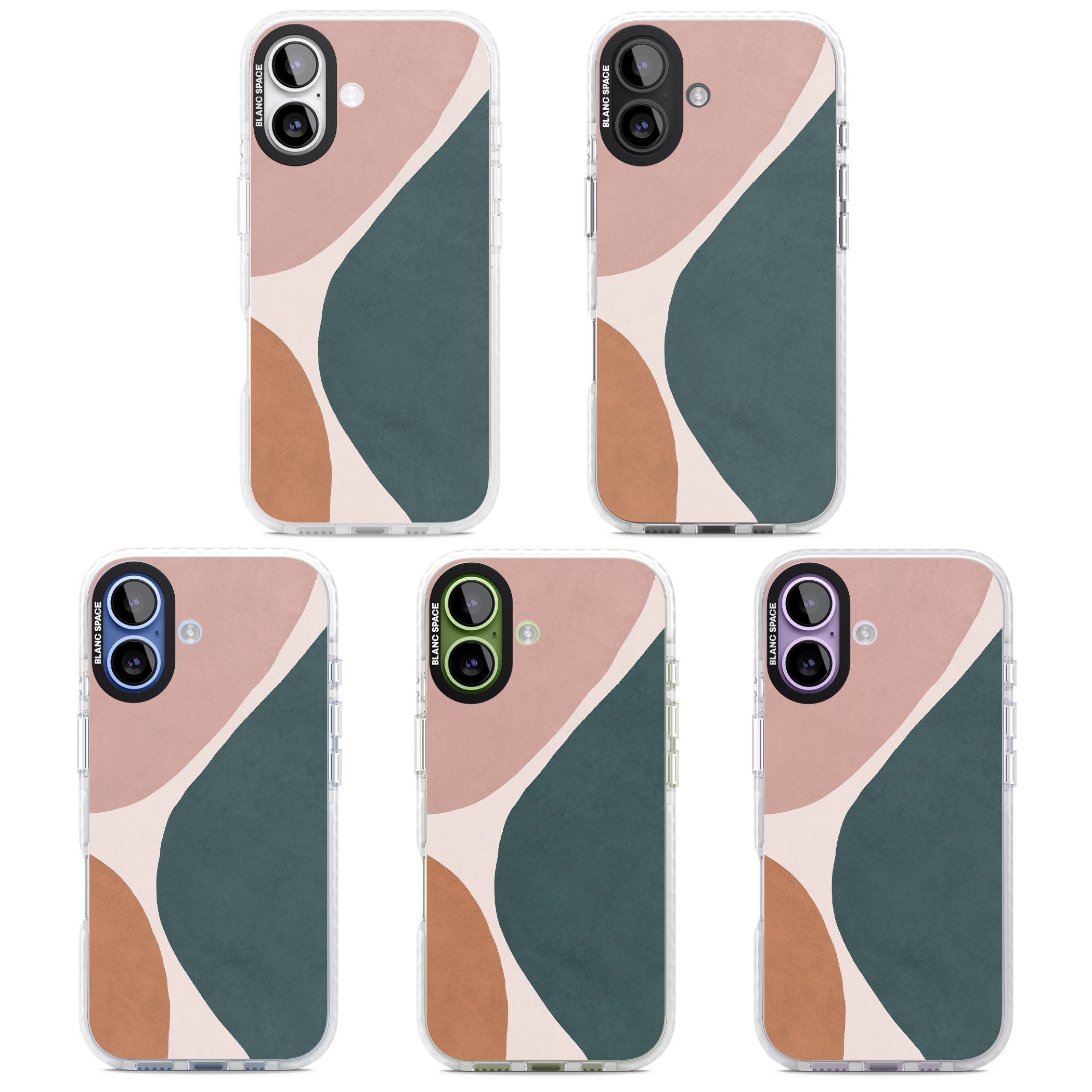Lush Abstract Watercolour Design #8 iPhone 17 Impact Clear Phone Case APT Impact Protection