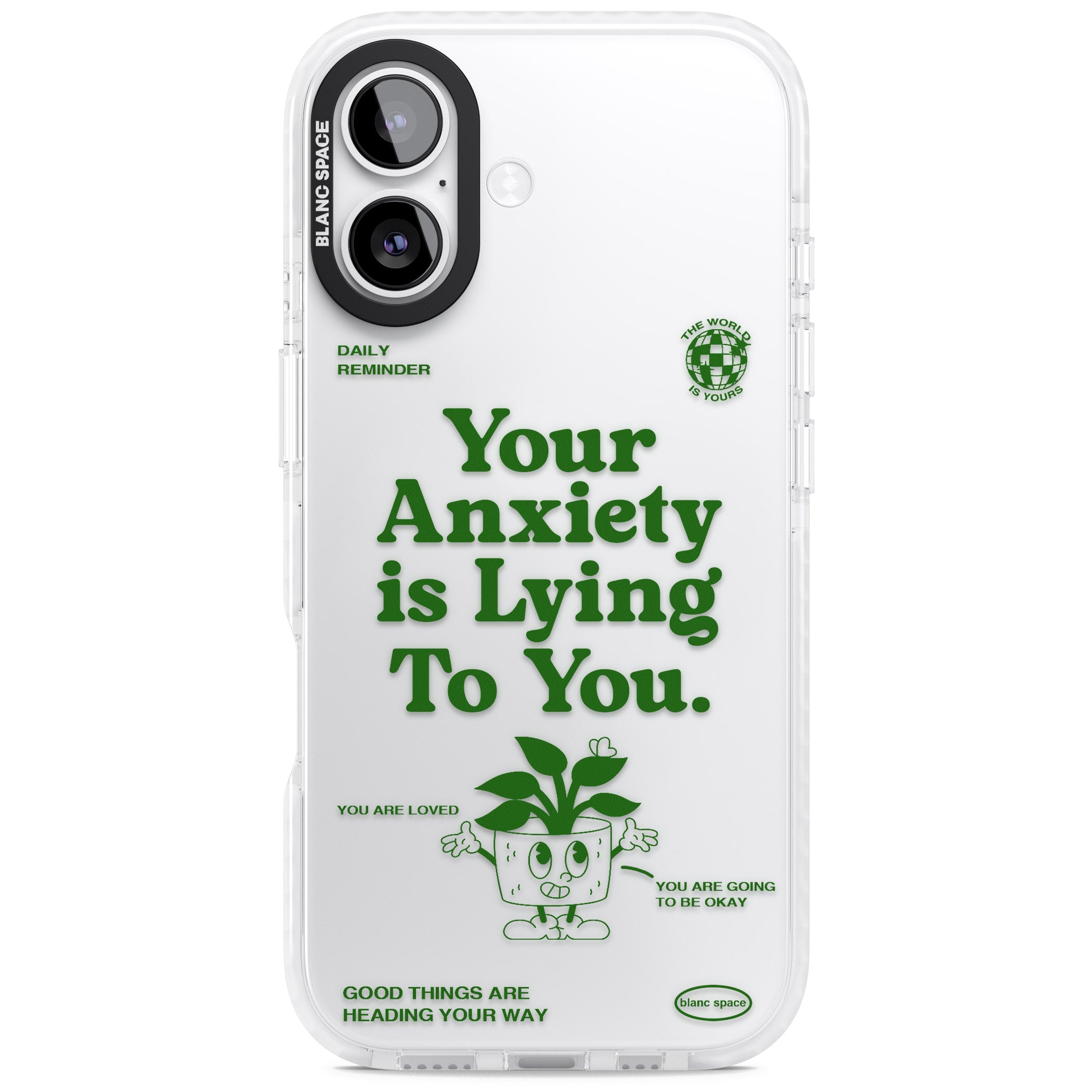 Your Anxiety Is Lying To You iPhone 17 Impact Clear Phone Case