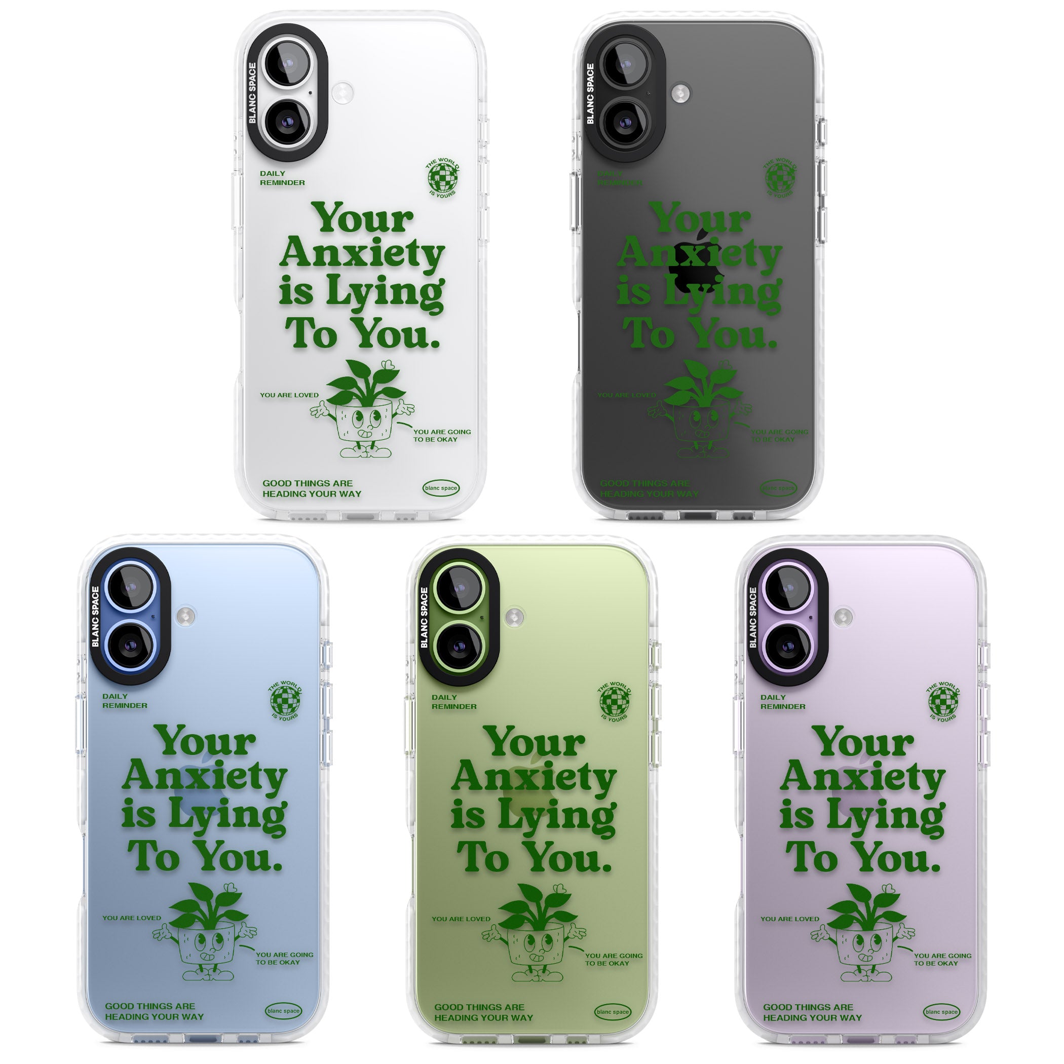 Your Anxiety Is Lying To You iPhone 17 Impact Clear Phone Case APT Impact Protection